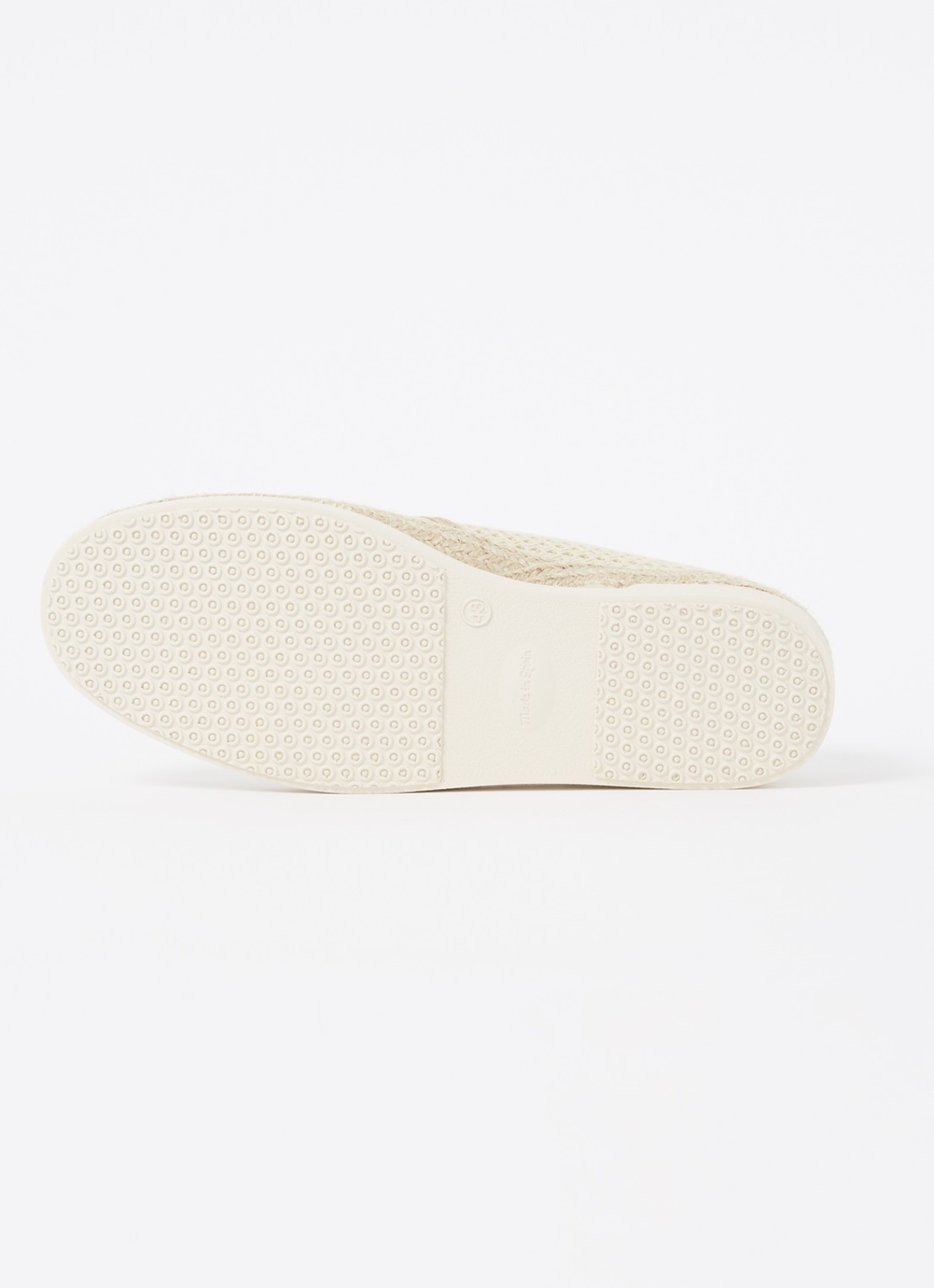 Dune London Fisherr slip-on van canvas - detail 5 donkerbeige