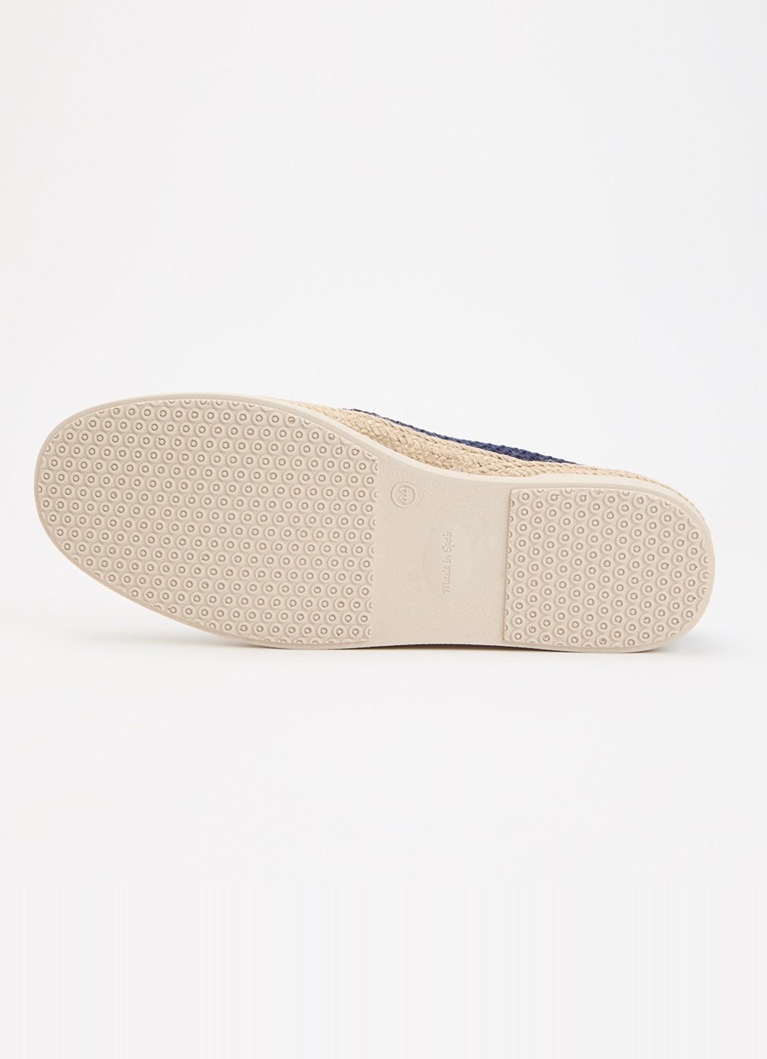 Dune London Fishers espadrilles met gebreid bovenwerk - detail 3 royalblauw