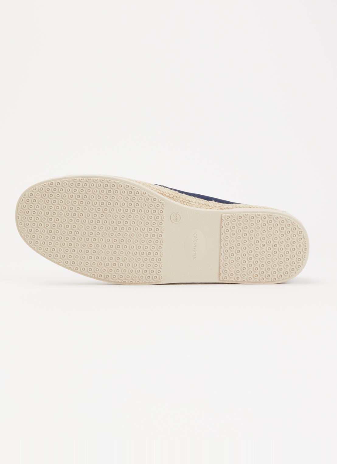 Dune London Fishing espadrilles met gebreid bovenwerk - detail 4 donkerblauw
