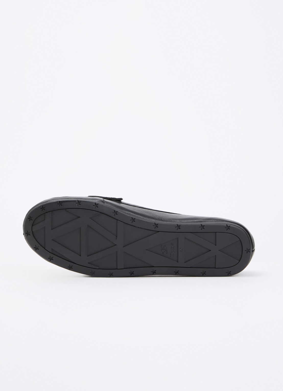 Dune London Geen mocassin van leer met franjes - detail 4 zwart
