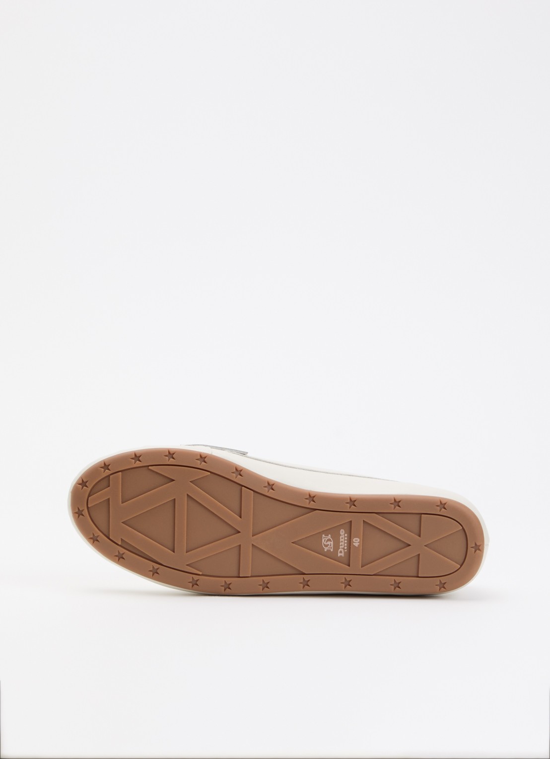Dune London Geen mocassin van leer met franjes - detail 5 gebroken wit