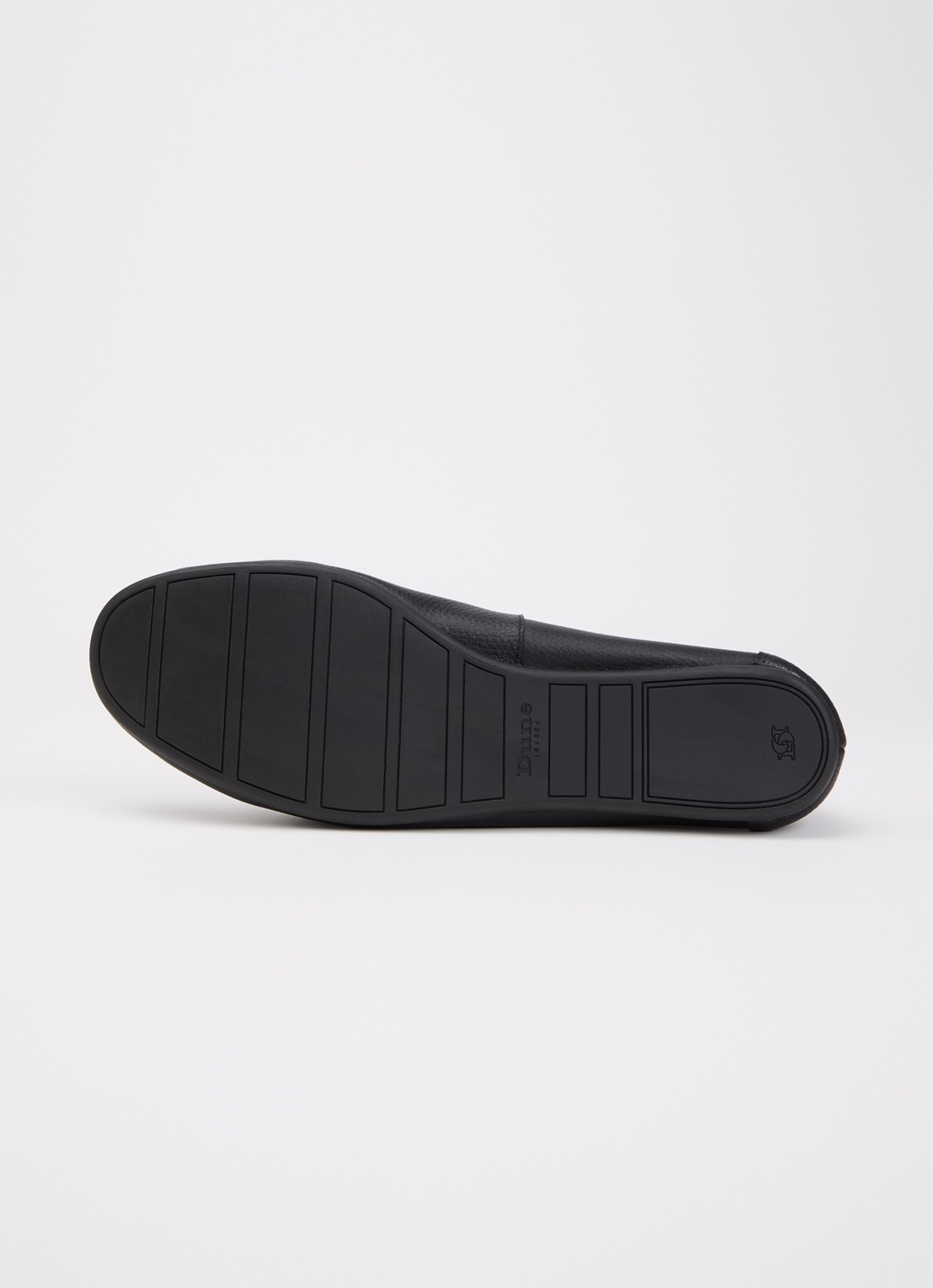 Dune London Girella mocassin van leer met strikdetail - detail 3 zwart