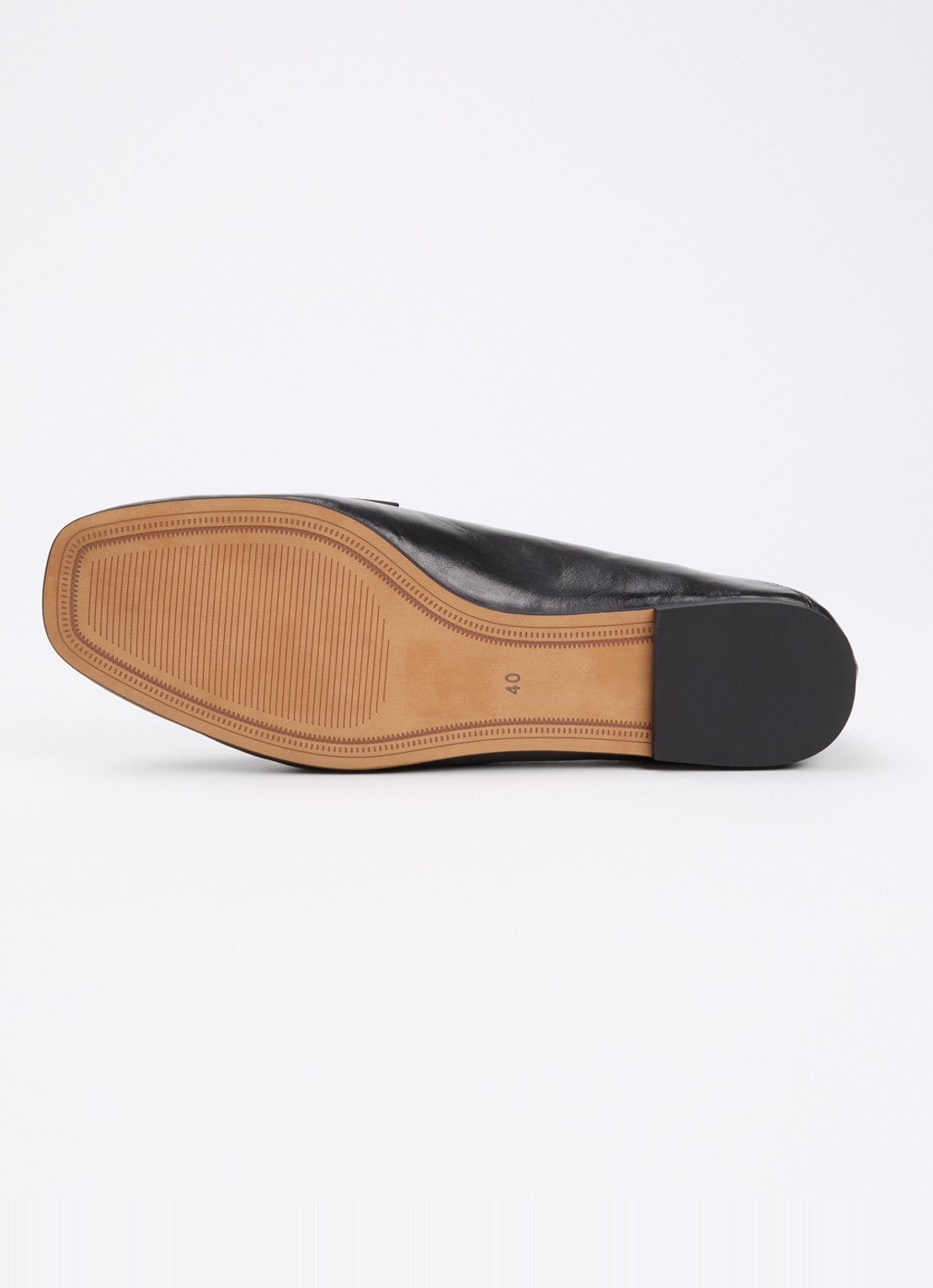 Dune London Glances loafer van leer - detail 5 zwart