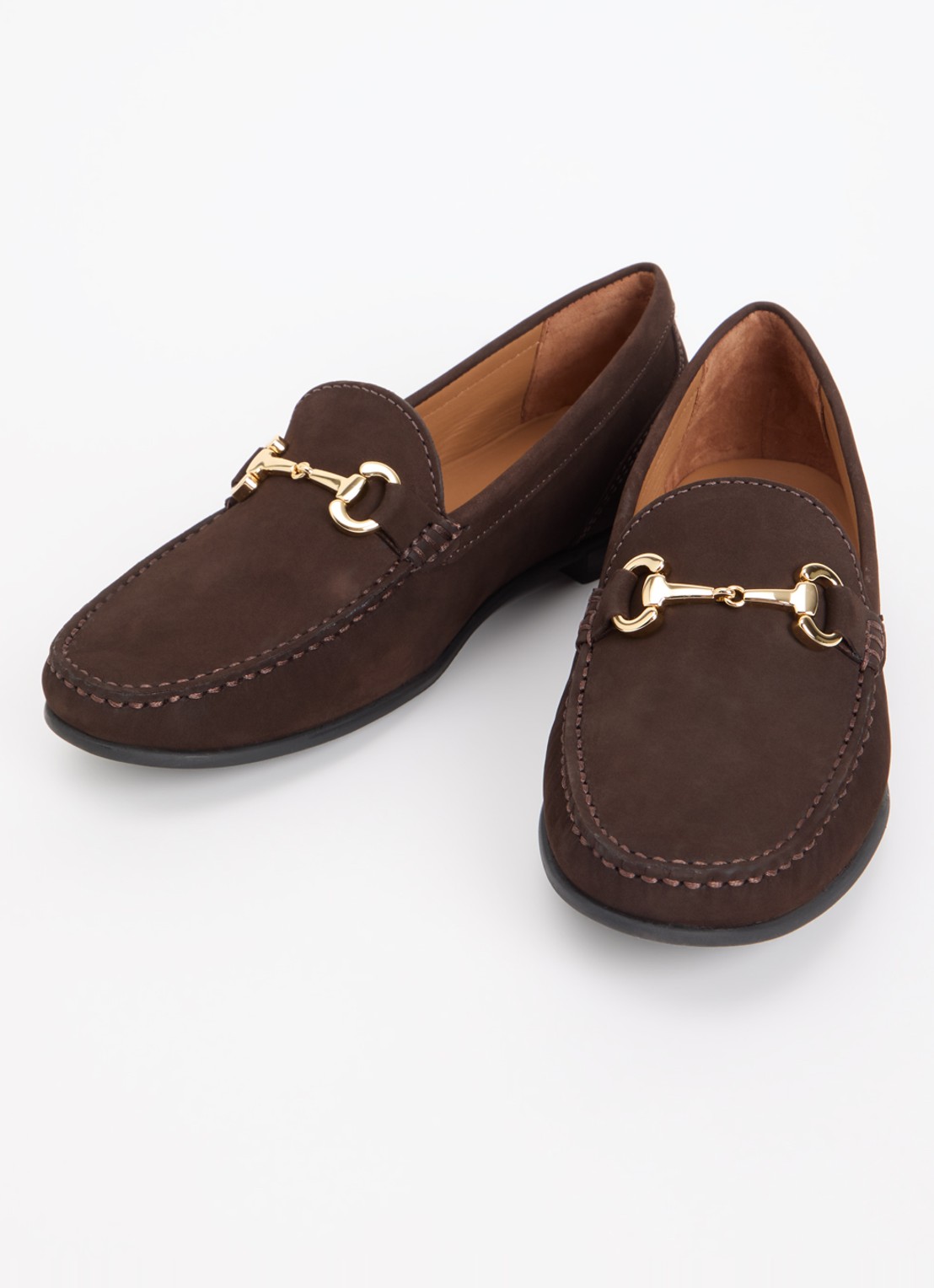 Dune London Glena loafer - detail 3 donkerbruin