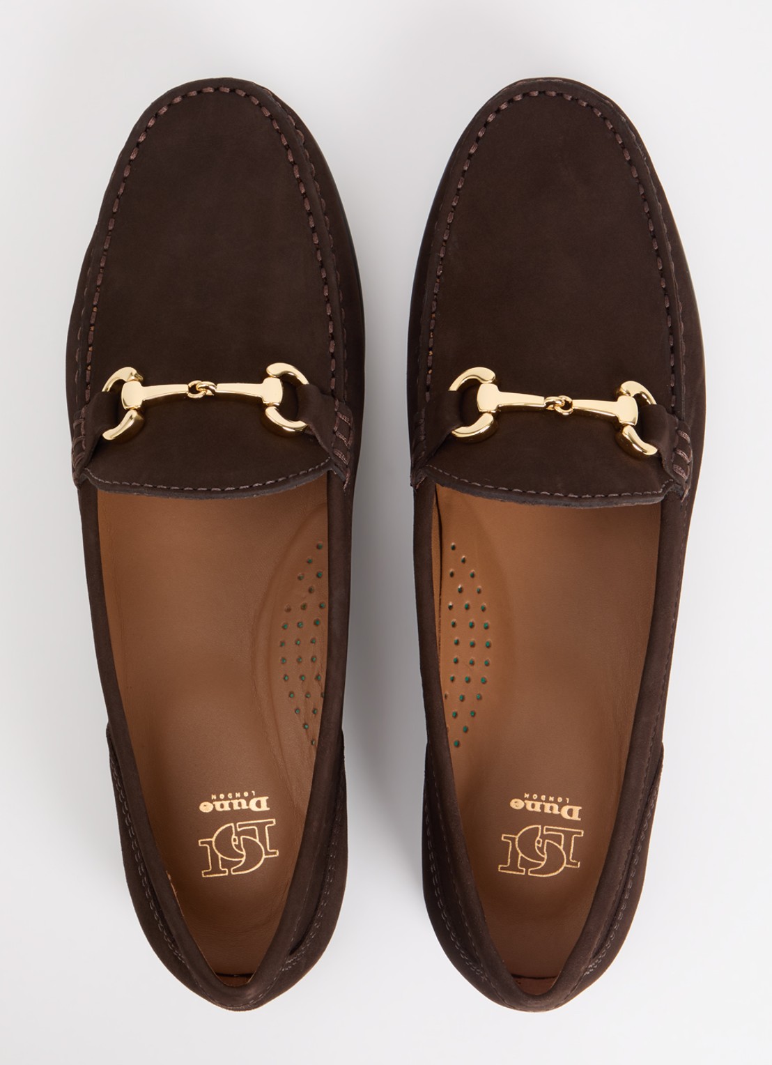 Dune London Glena loafer - detail 4 donkerbruin