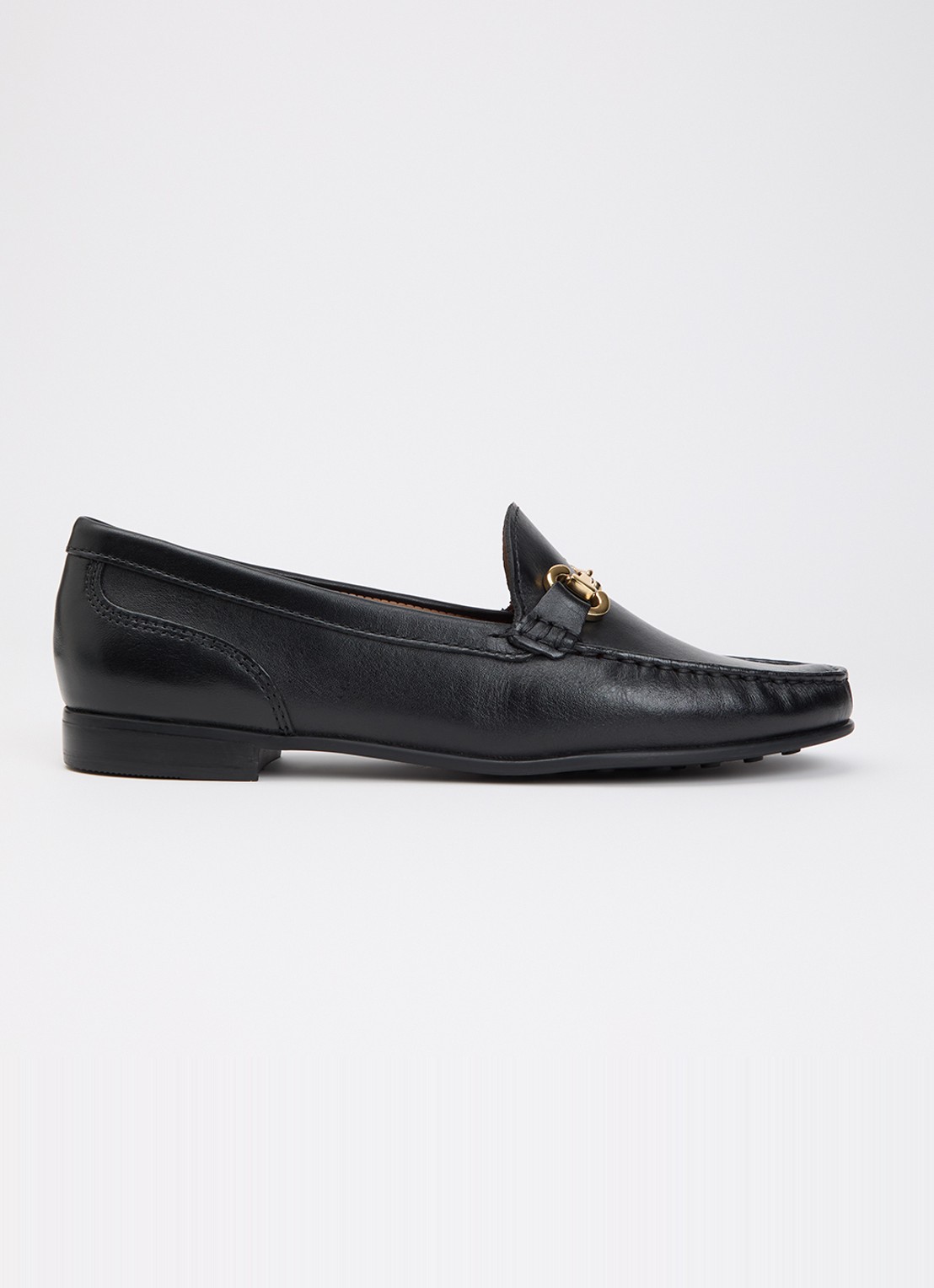 Dune London Glena loafer - voorkant 5 diepzwart