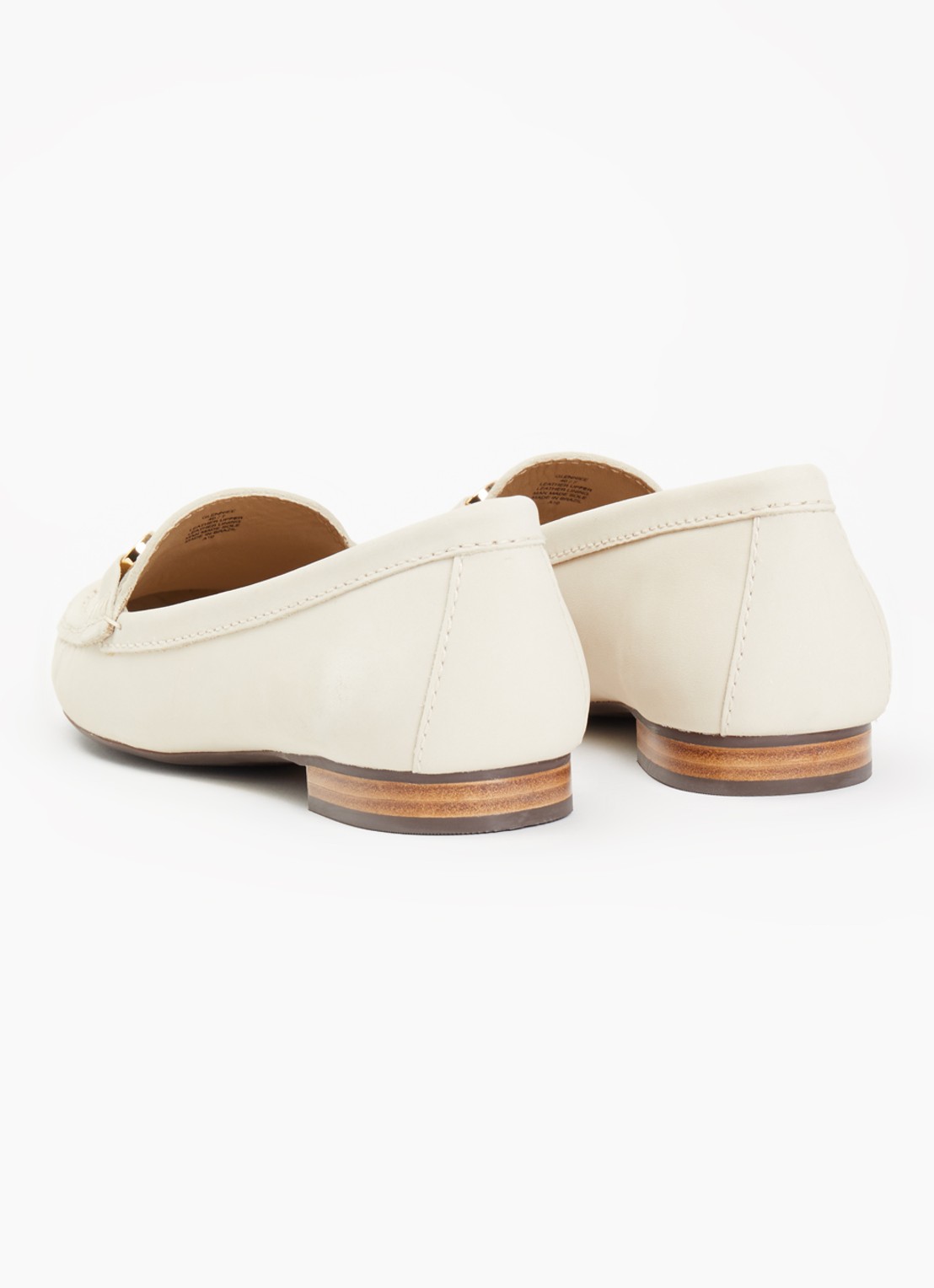 Dune London Glenniee loafer van suède - achterkant 2 creme