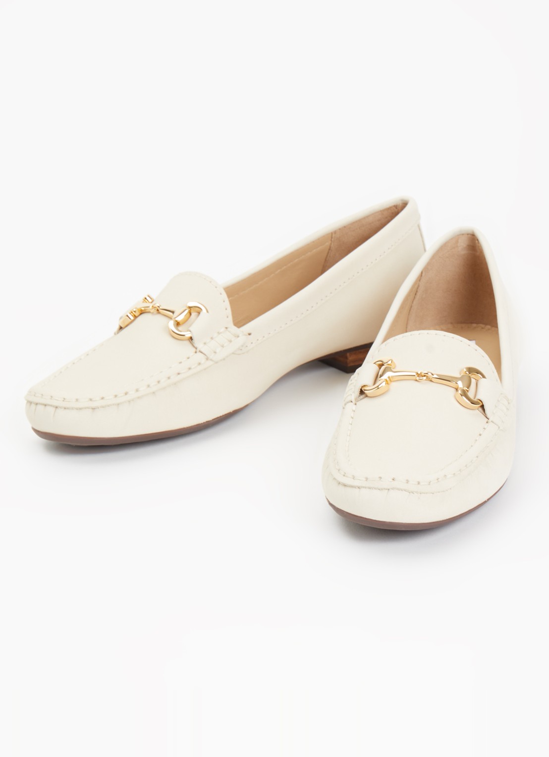 Dune London Glenniee loafer van suède - detail 3 creme