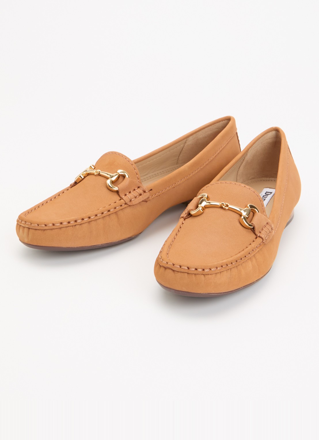 Dune London Glenniee loafer van suède - detail 3 zand