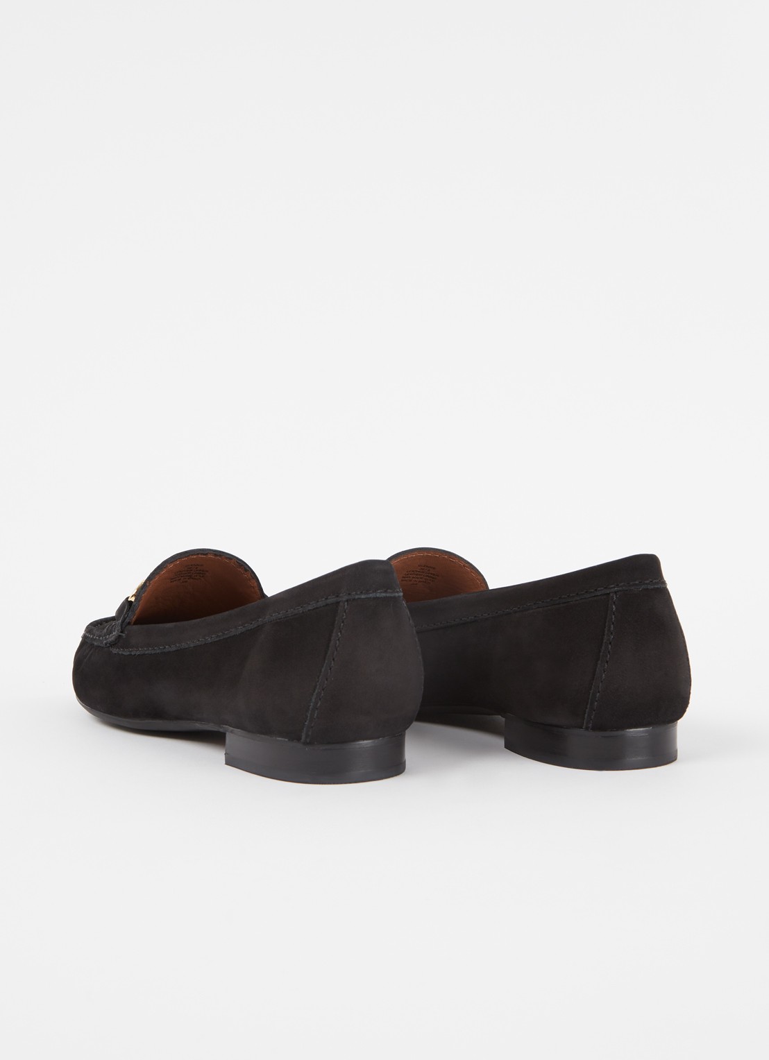 Dune London Glenniee loafer van suède - achterkant zwart