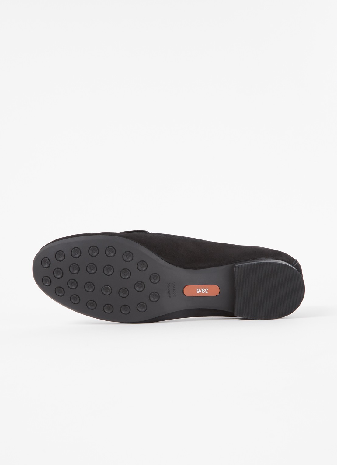 Dune London Glenniee loafer van suède - detail 4 zwart