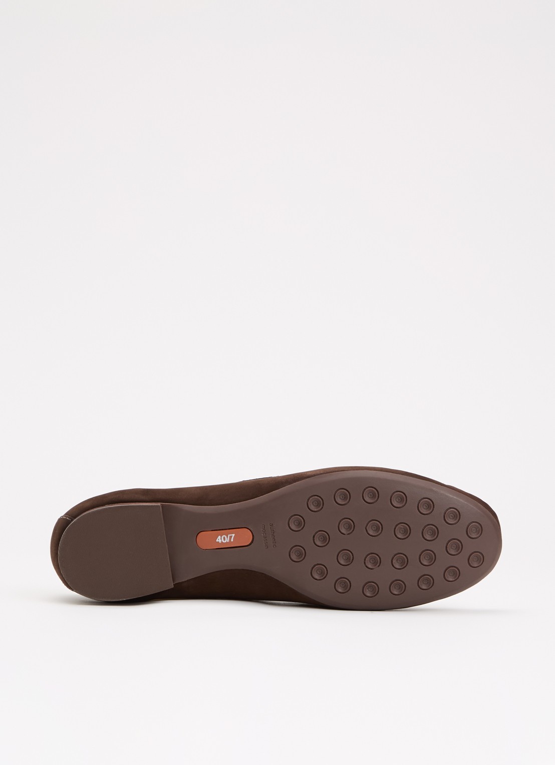 Dune London Glenniee loafer van suède - detail 5 donkerbruin