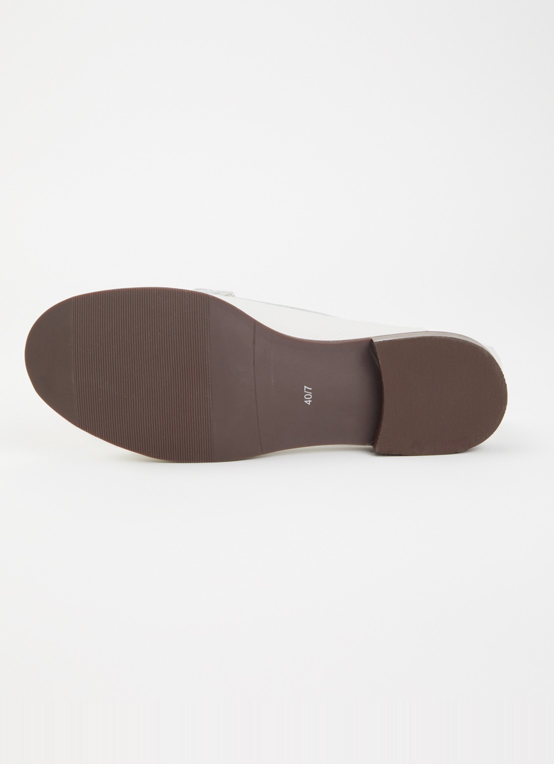 Dune London Glenny loafer van leer - detail 5 wit