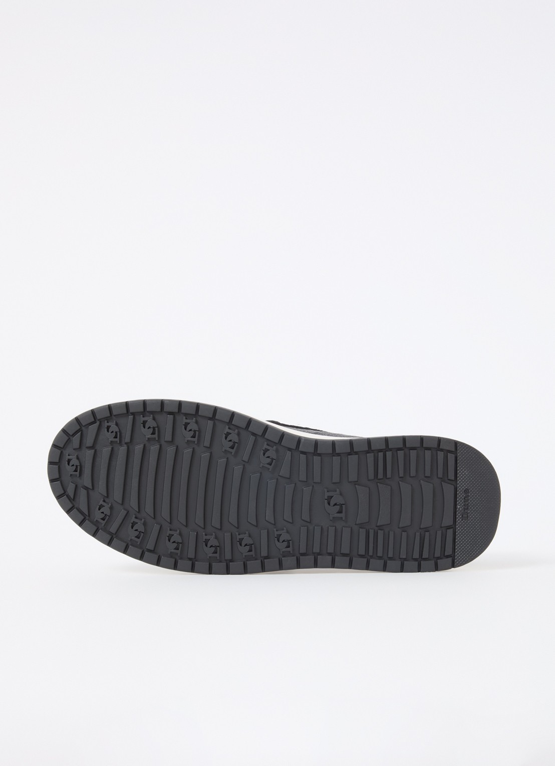 Dune London Glide loafer van leer - detail 3 zwart