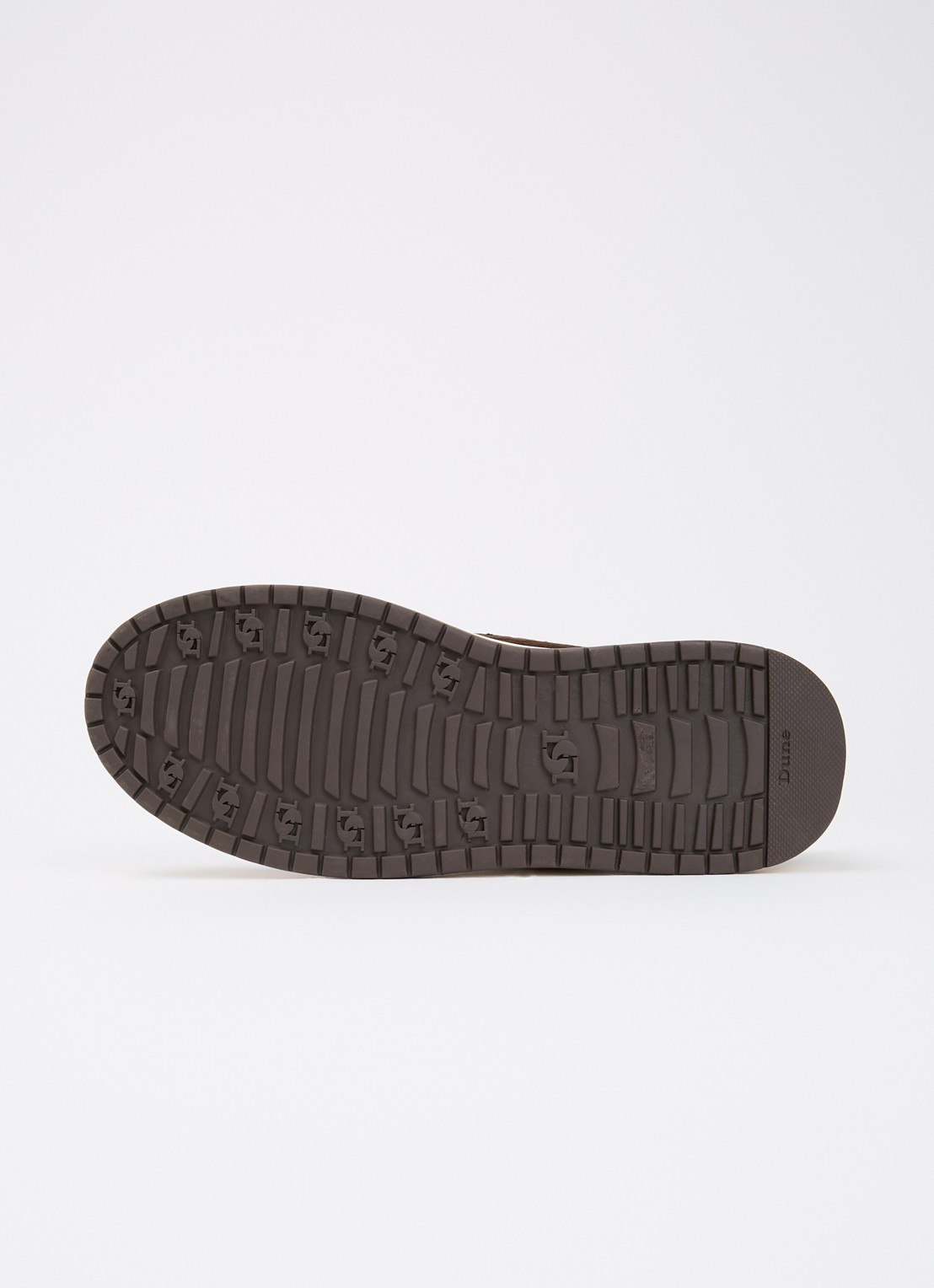 Dune London Glide loafer van leer - detail 5 donkerbruin