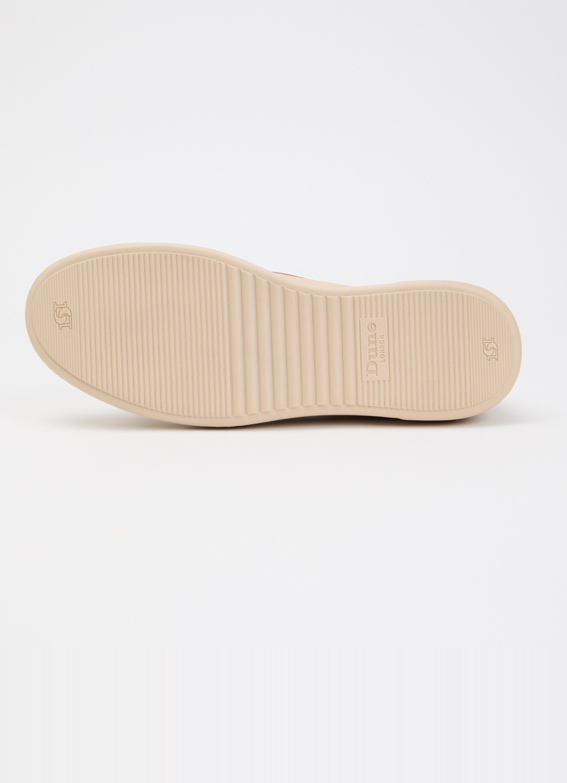 Dune London Glissade loafer van leer met franjes - detail 4 creme