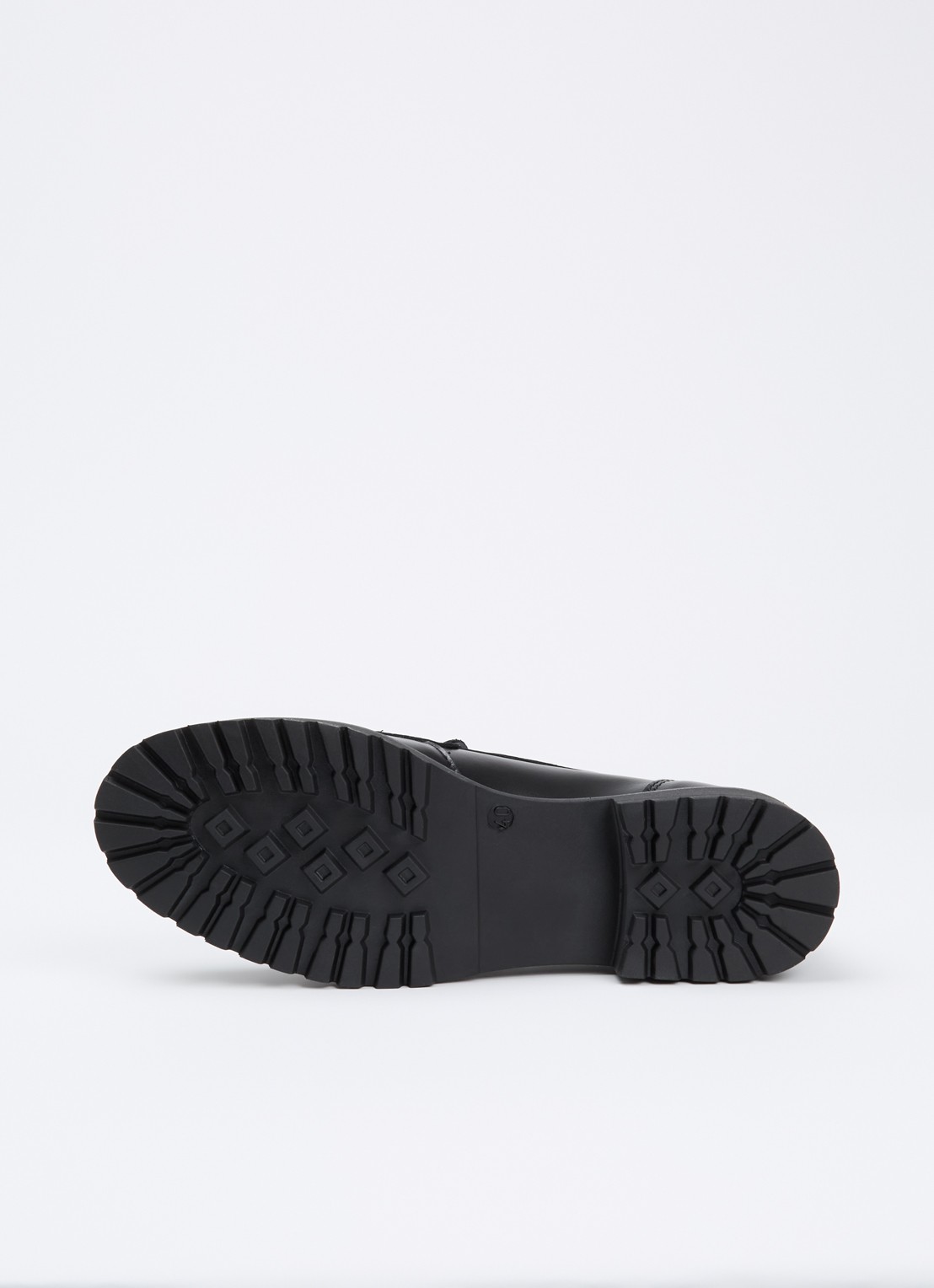 Dune London Gracelyn loafer van leer  - detail 5 zwart