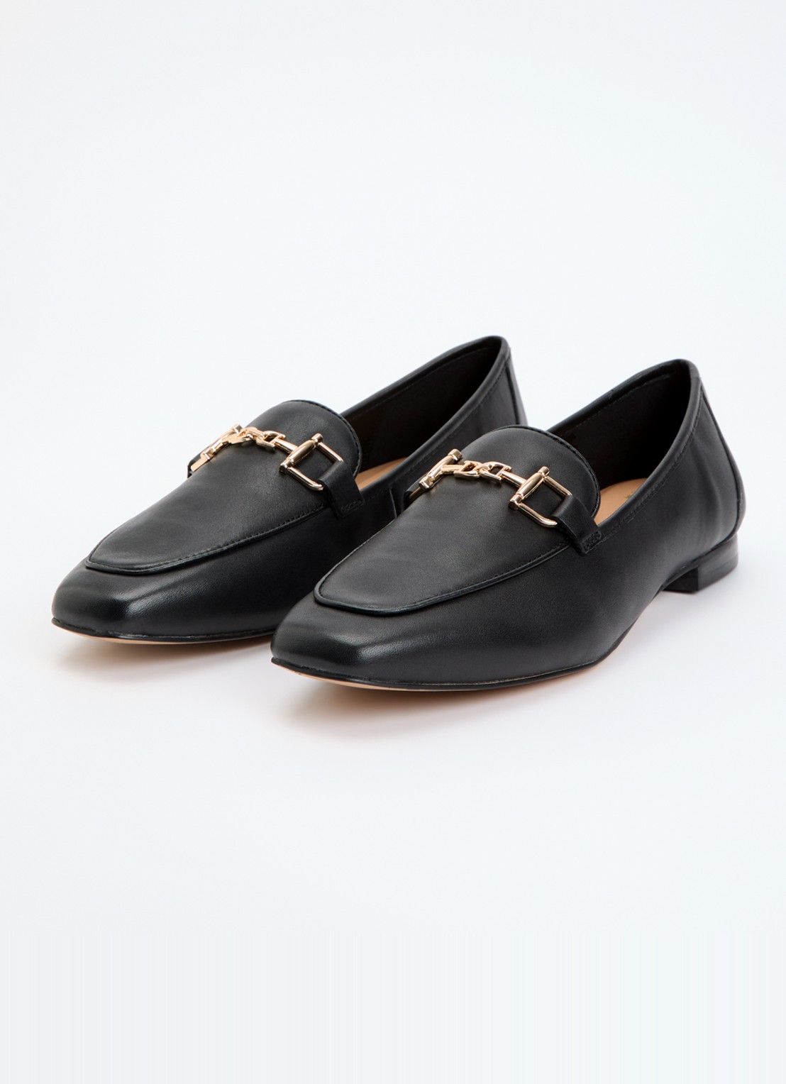 Dune London Grained loafer - detail 3 zwart