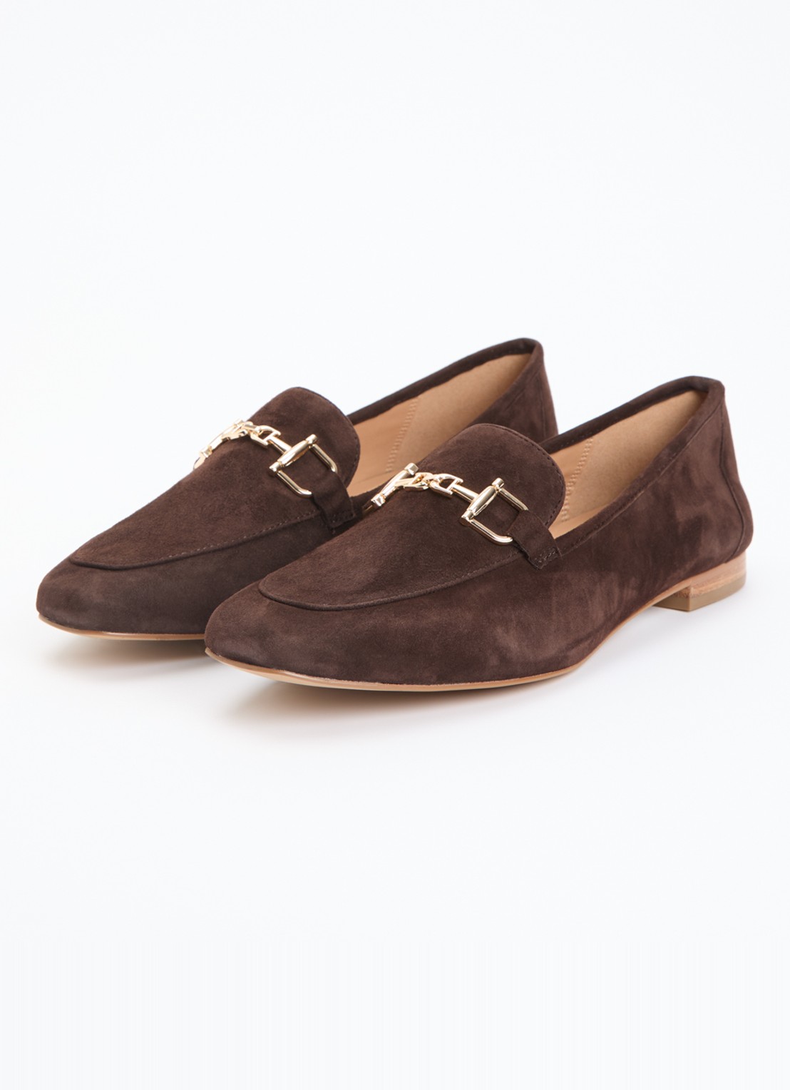 Dune London Grained loafer - detail 2 donkerbruin