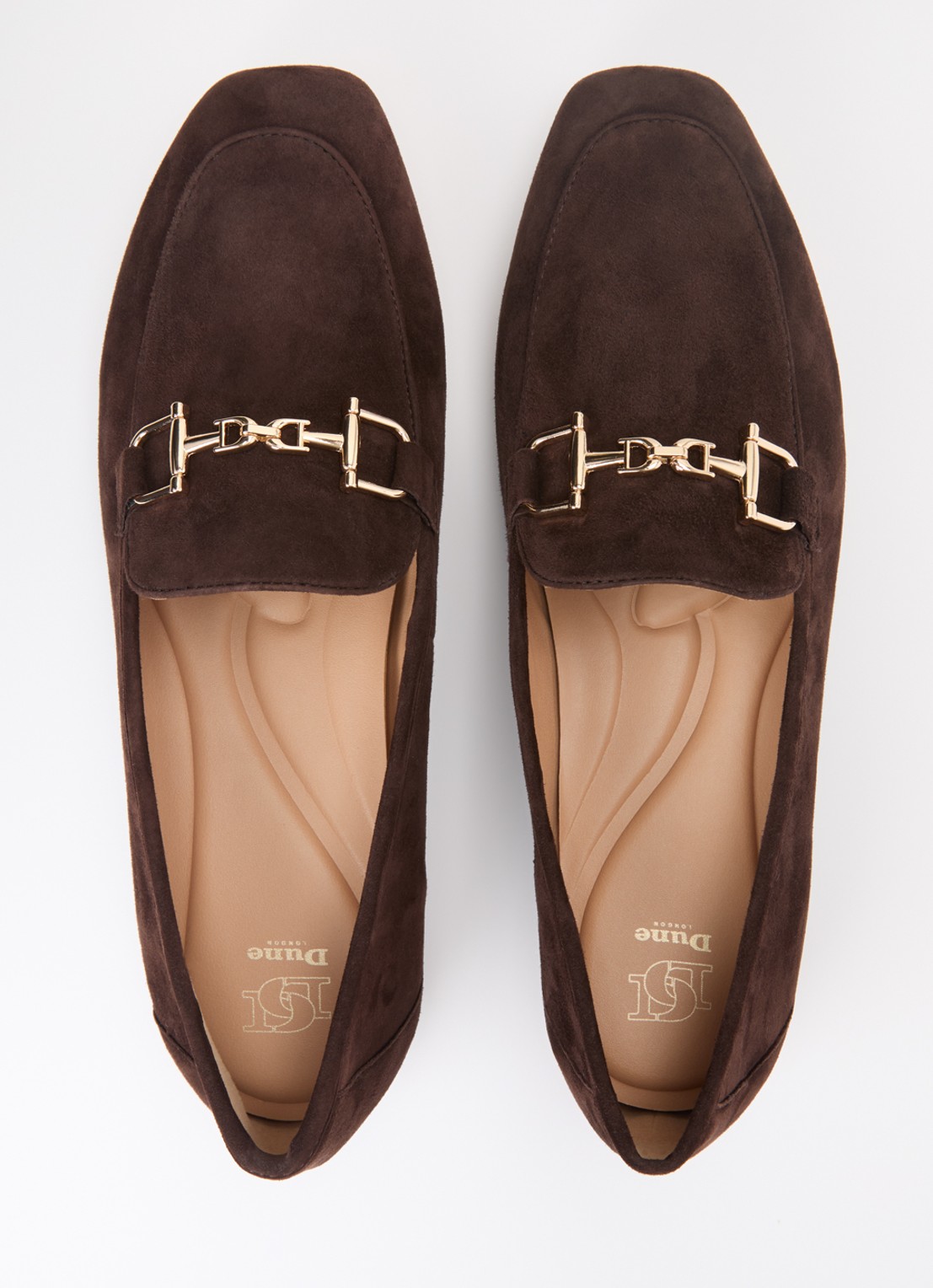 Dune London Grained loafer - detail 3 donkerbruin
