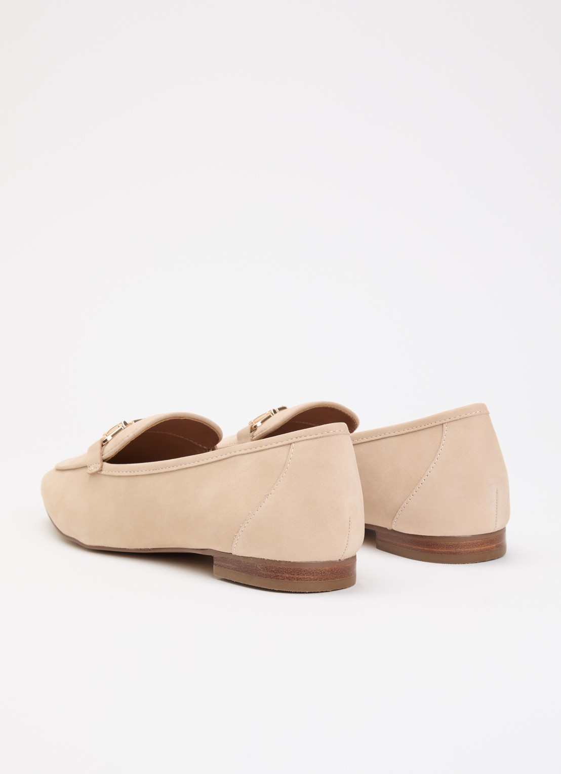 Dune London Grained loafer - achterkant 2 beige