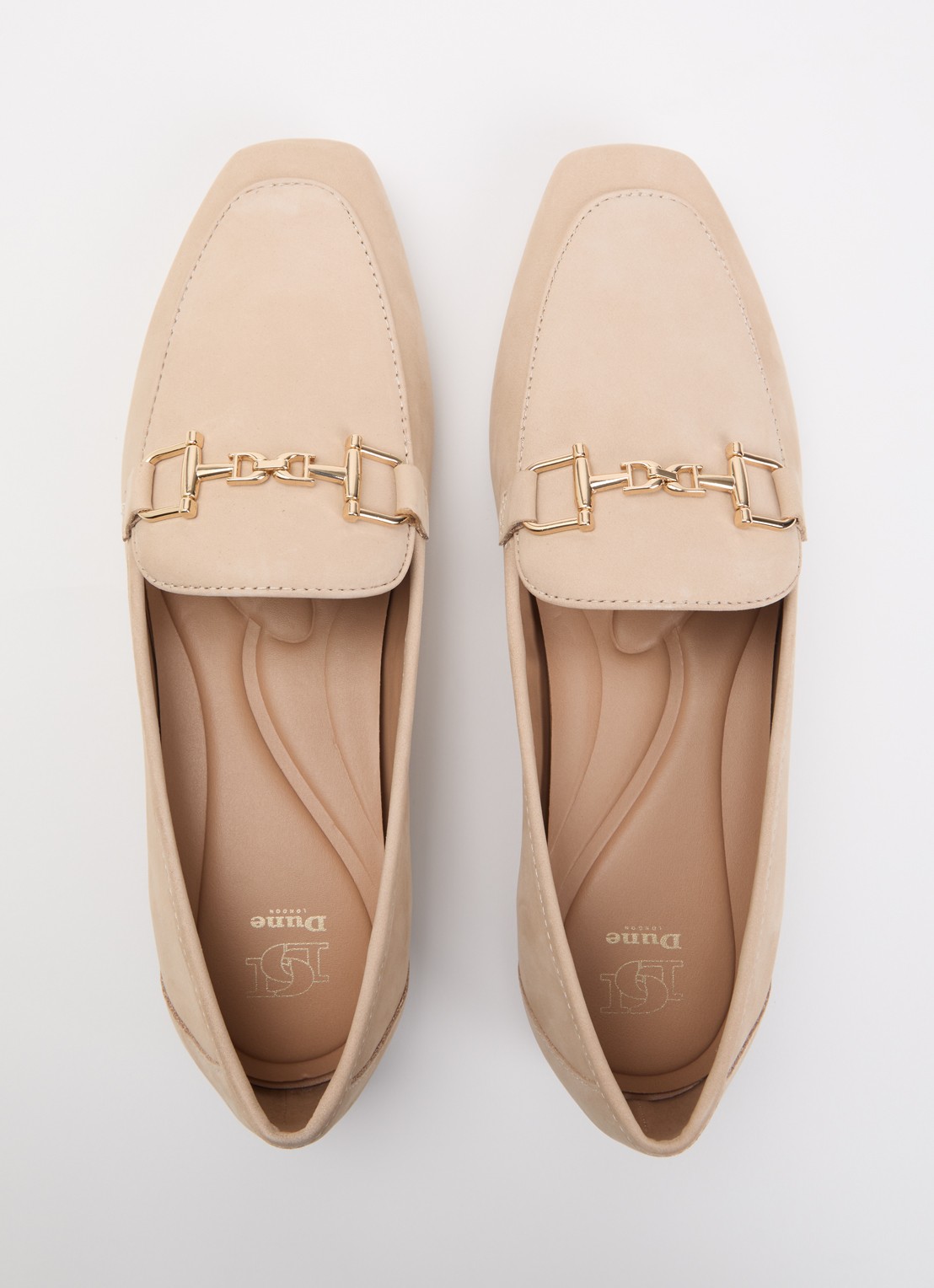 Dune London Grained loafer - detail 4 beige
