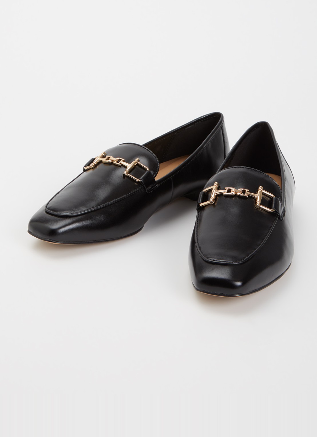 Dune London Grained loafer - detail 3 diepzwart