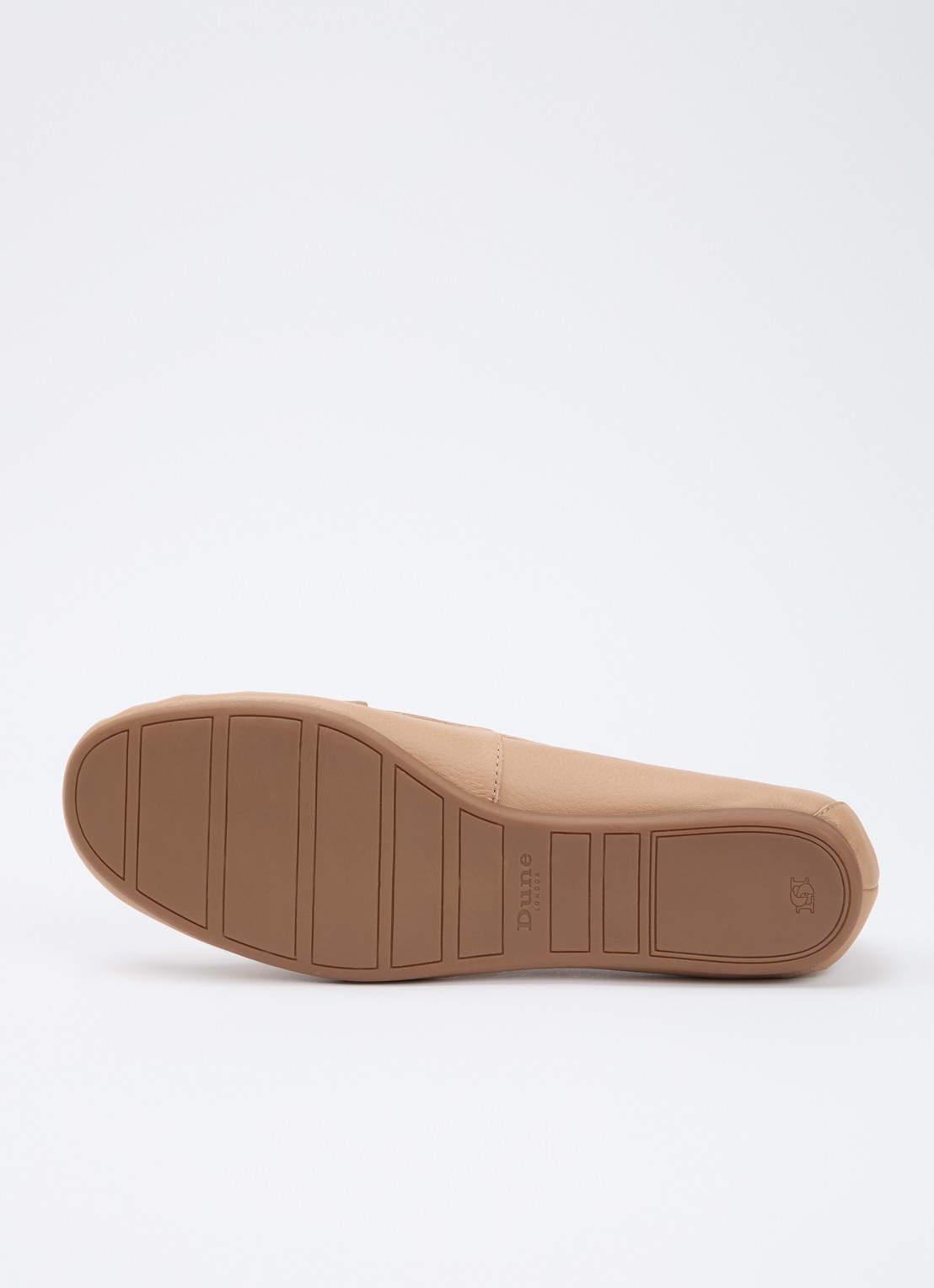 Dune London Grier mocassin van leer - detail 5 donkerbeige