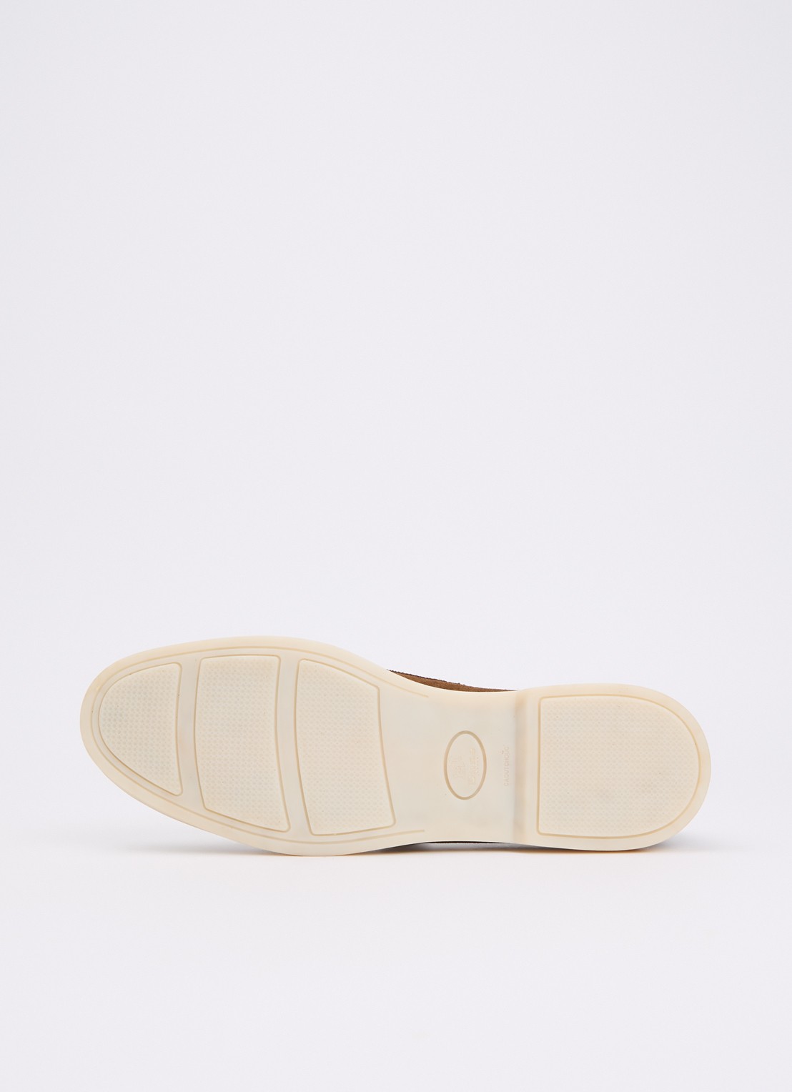 Dune London Grinning loafer van suède - detail 5 cognac