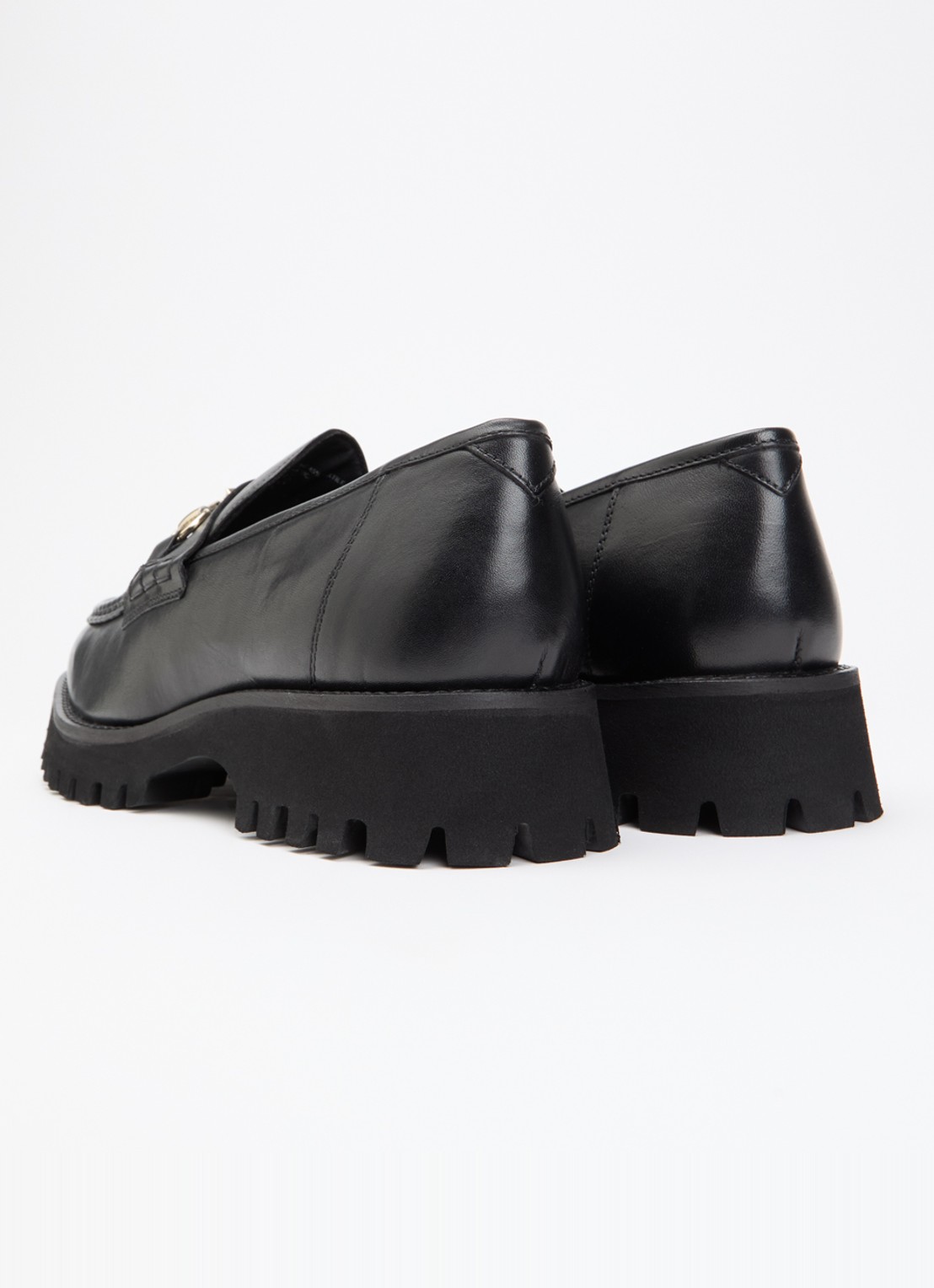 Dune London Grissinis T loafer - achterkant 4 zwart