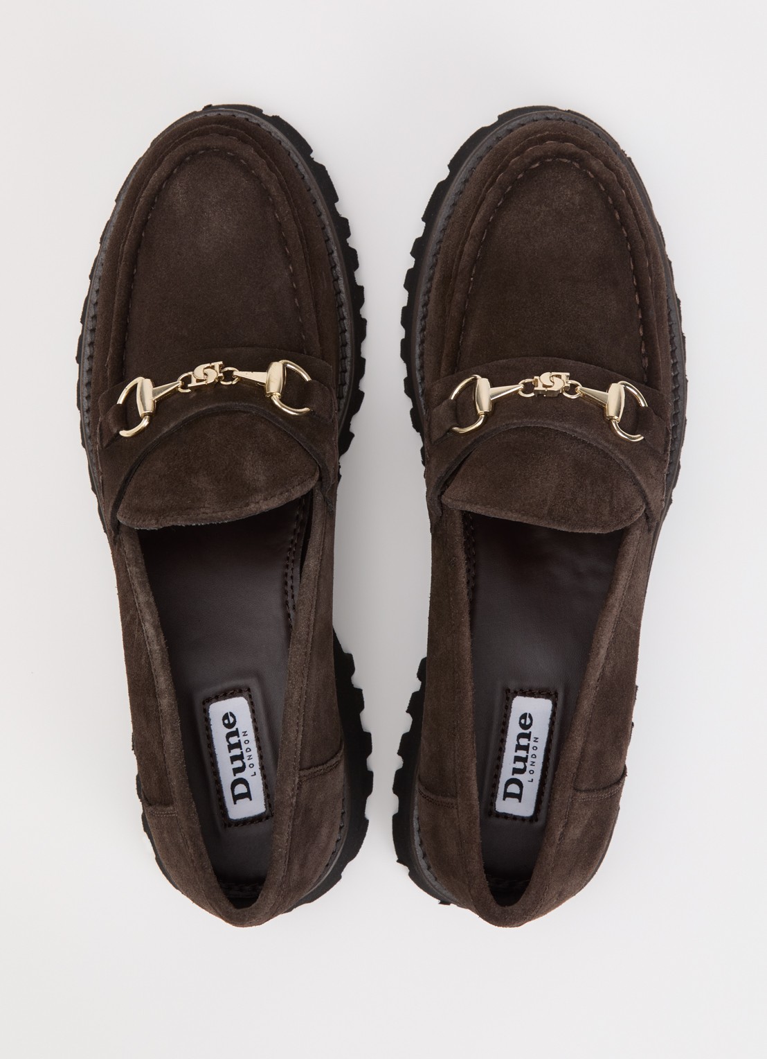 Dune London Grissinis T loafer - detail 3 donkerbruin