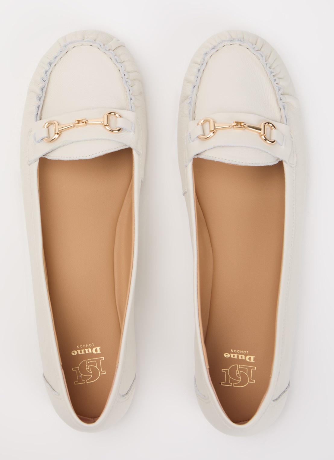 Dune London Guno loafer - detail 4 wit