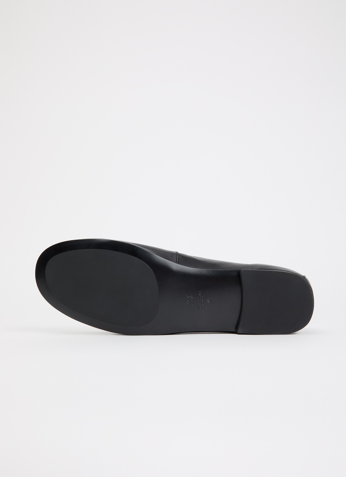 Dune London Gurl loafer van leer - detail 4 zwart