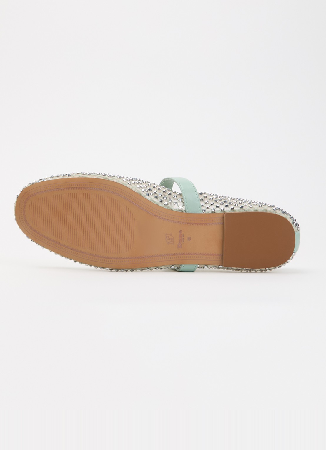 Dune London Haislee ballerina met gestrikt detail - detail 5 lindegroen