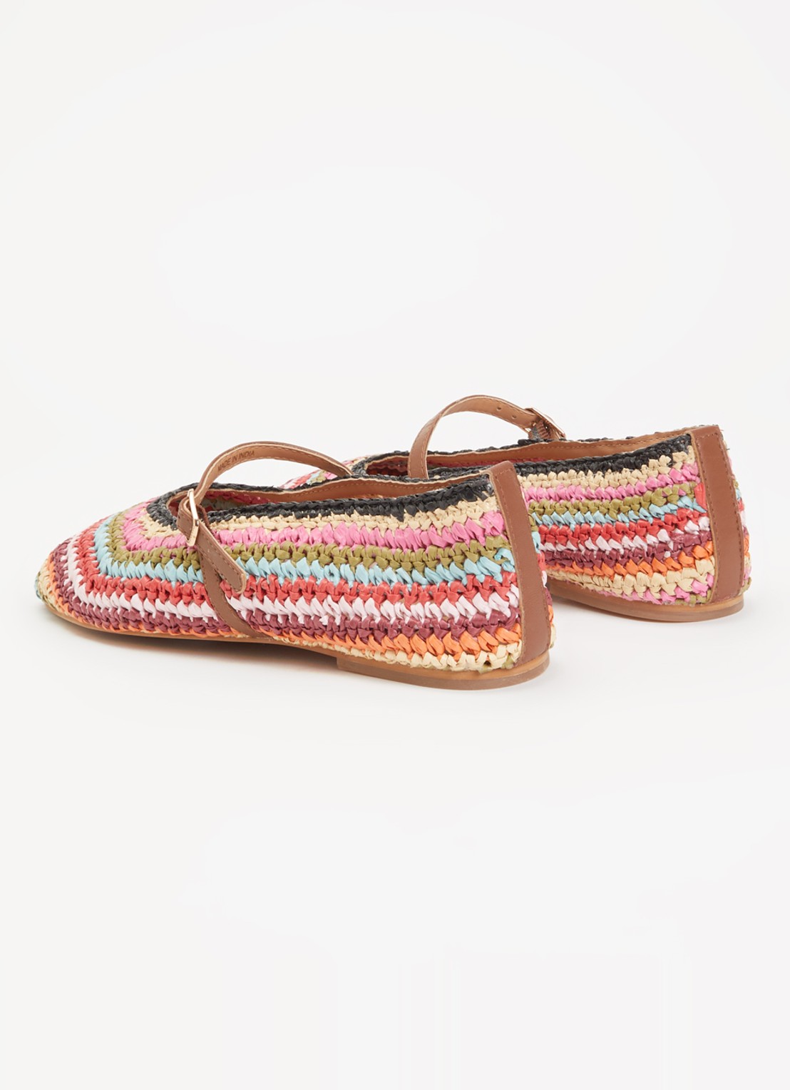 Dune London Haloha ballerina - achterkant multicolor