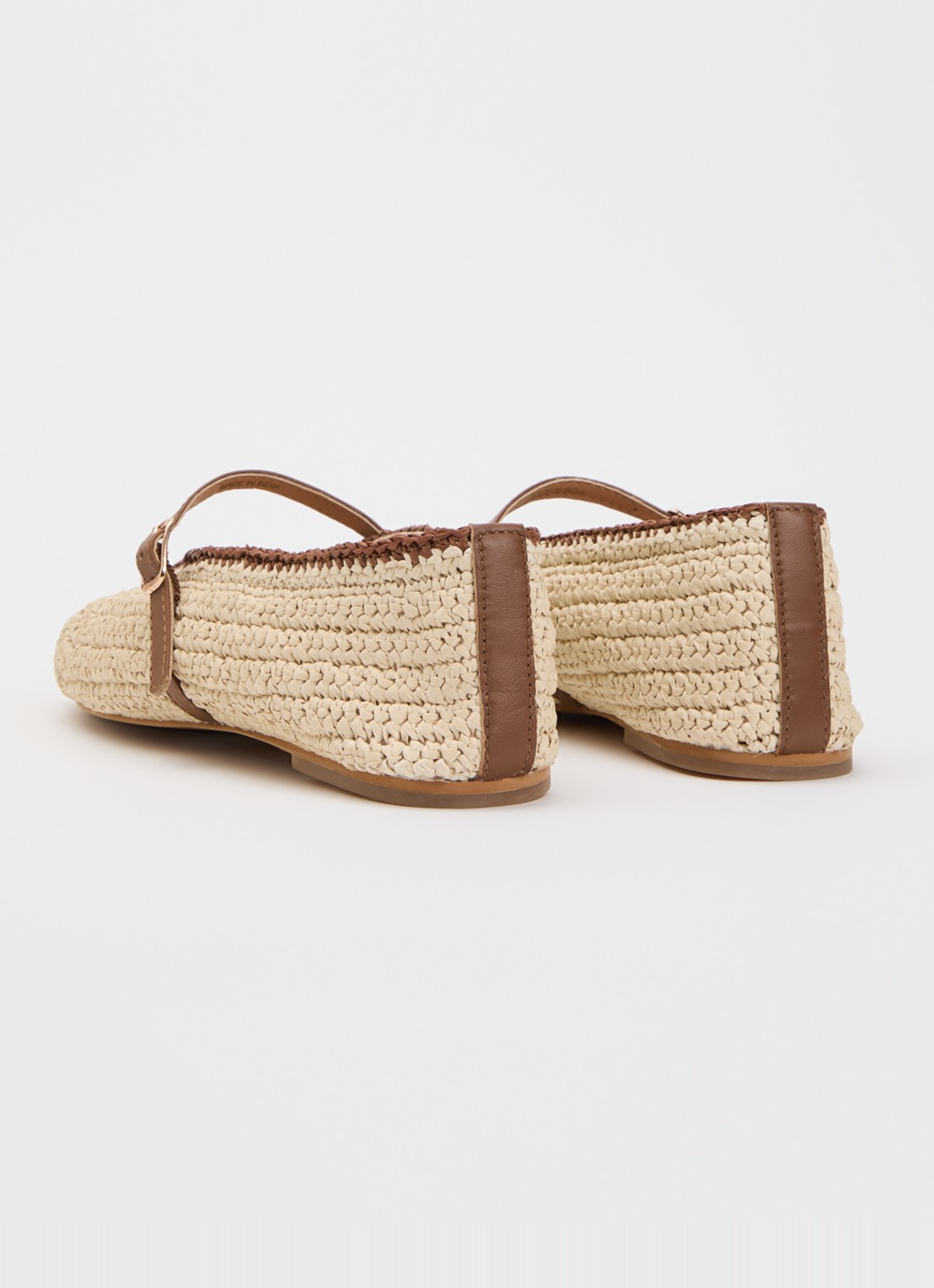 Dune London Haloha ballerina - achterkant 2 beige