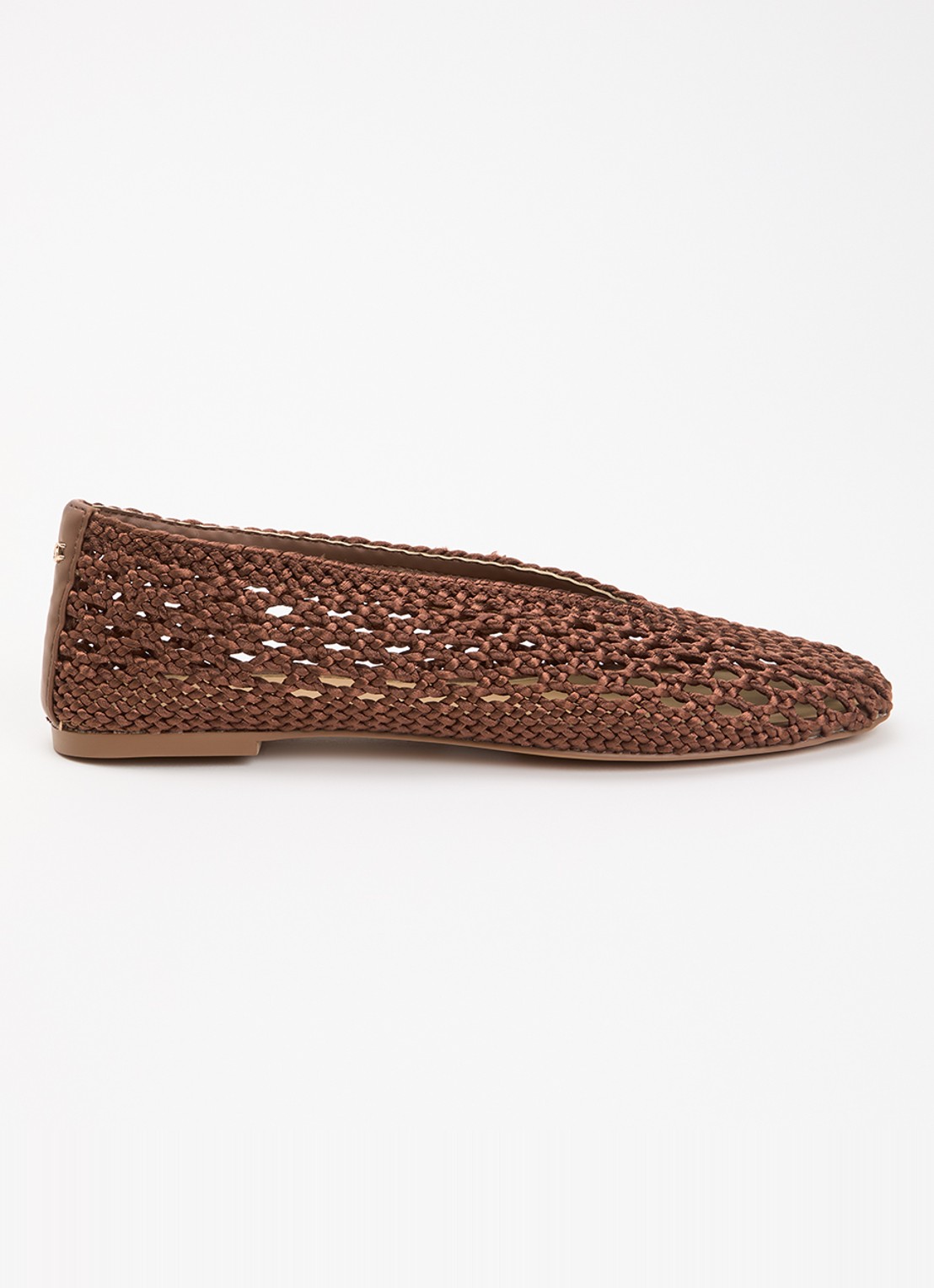Dune London Harleyn ballerina  - voorkant bruin