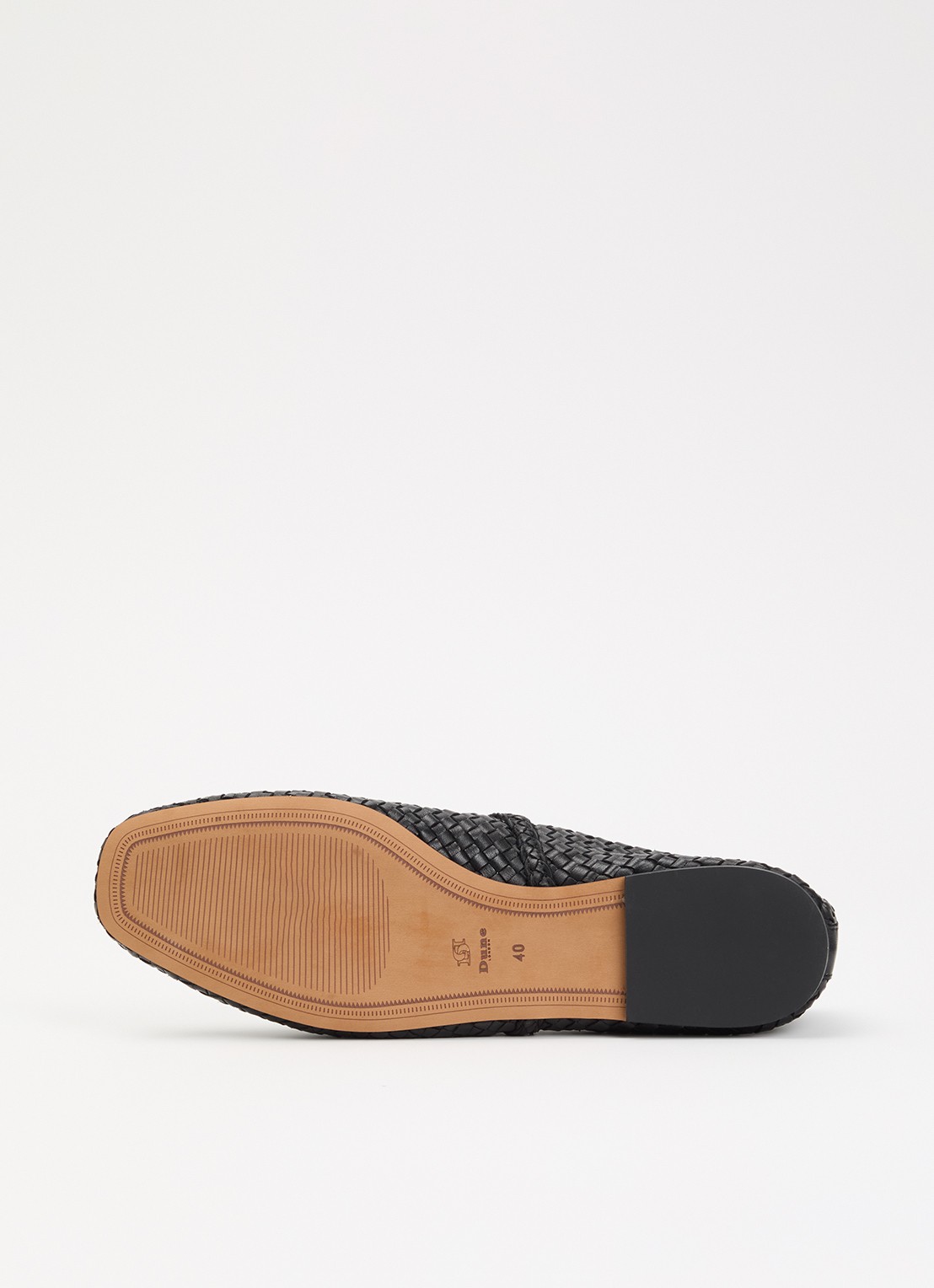 Dune London Headliner Mary Jane ballerina van leer - detail 5 zwart