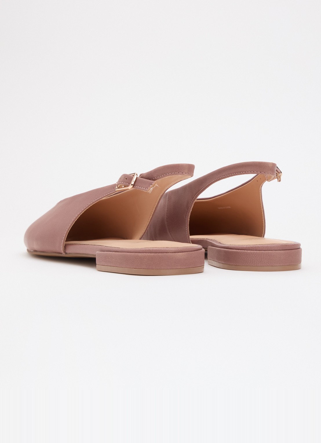 Dune London Heartbeat slingback van leer - achterkant 5 oudroze