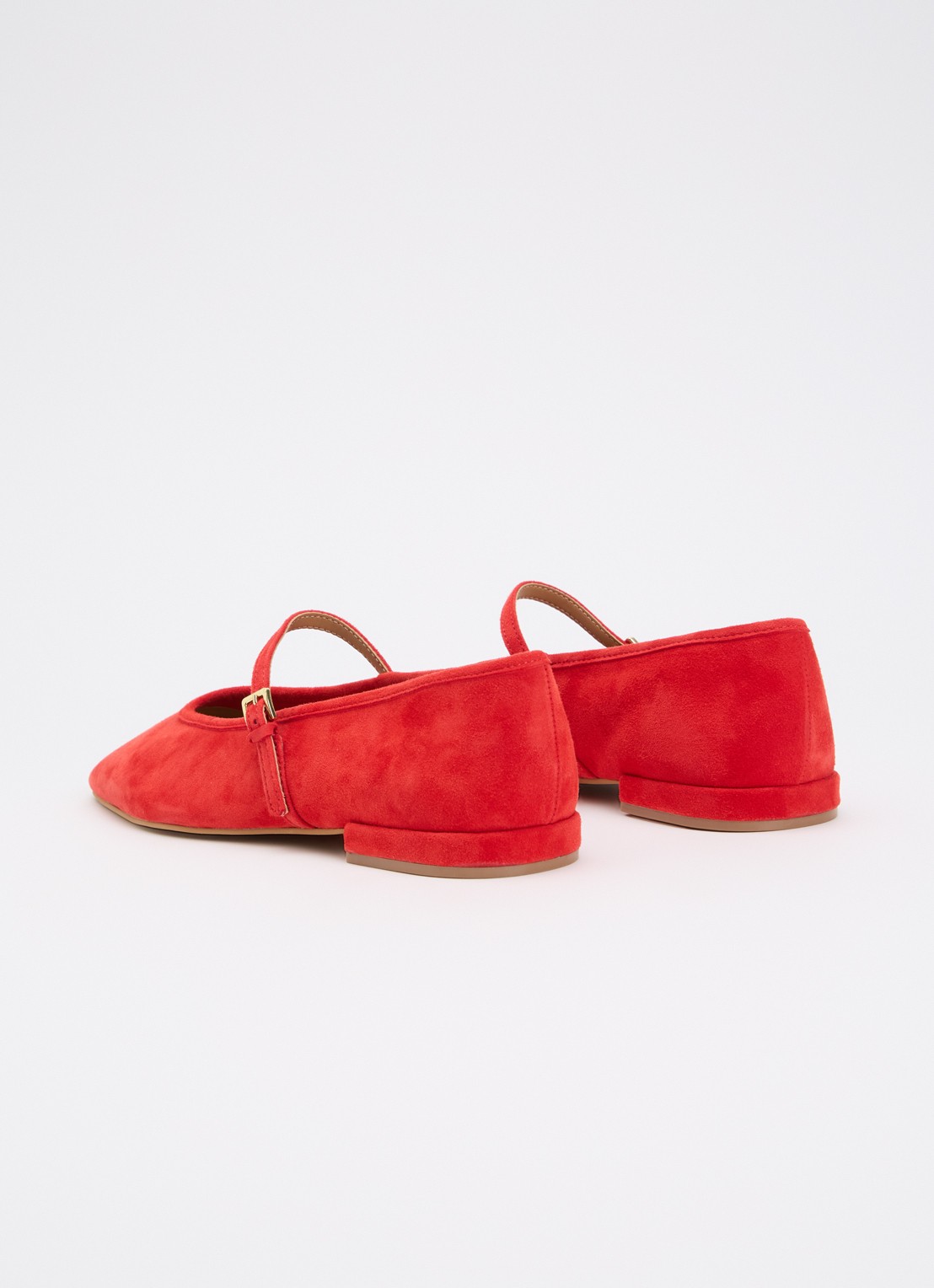 Dune London Hearthrob ballerina  - achterkant rood