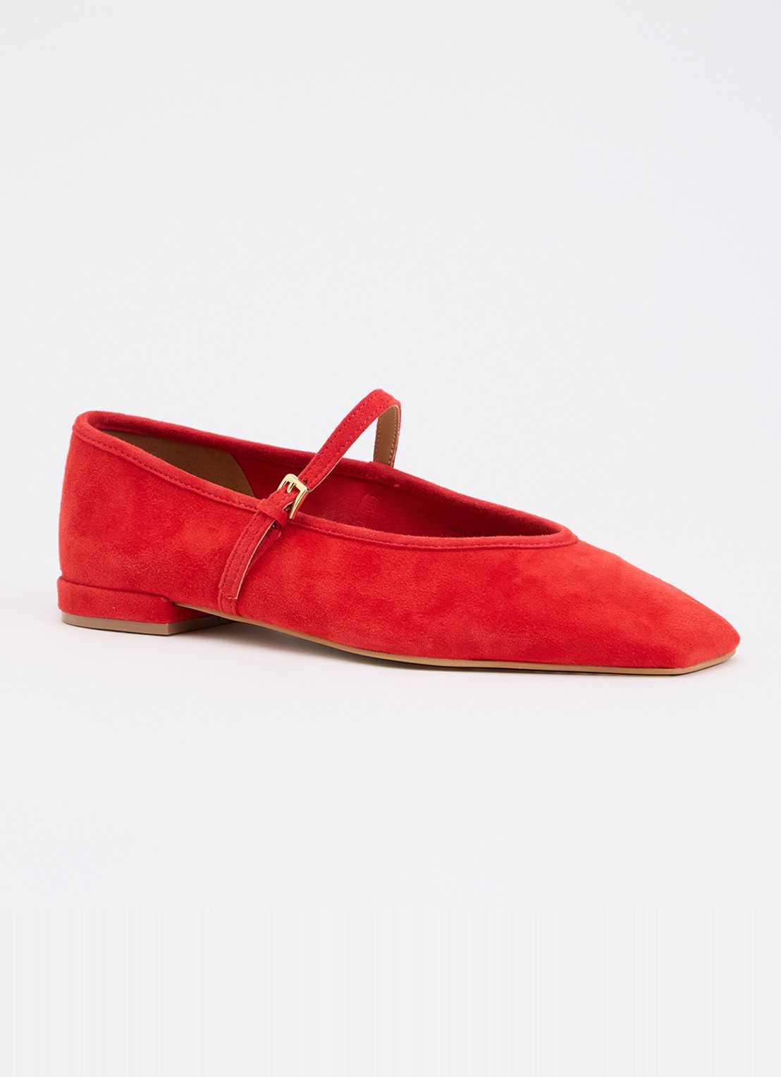 Dune London Hearthrob ballerina  - voorkant 2 rood