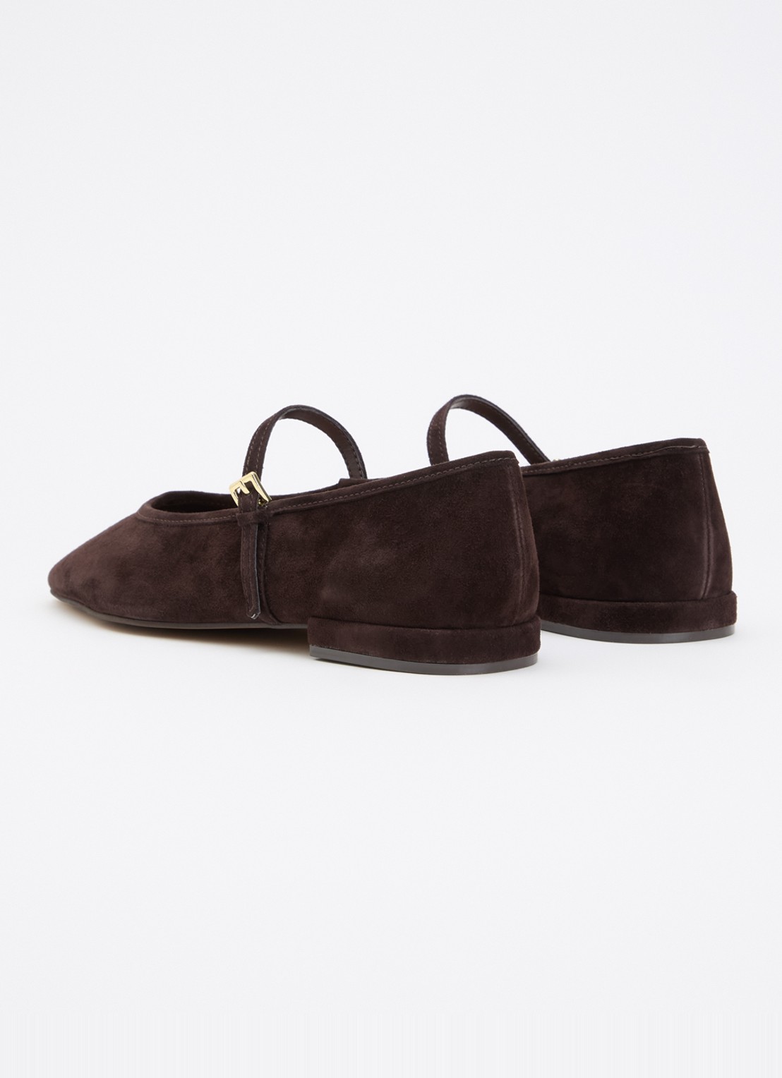 Dune London Hearthrob ballerina  - achterkant 2 donkerbruin