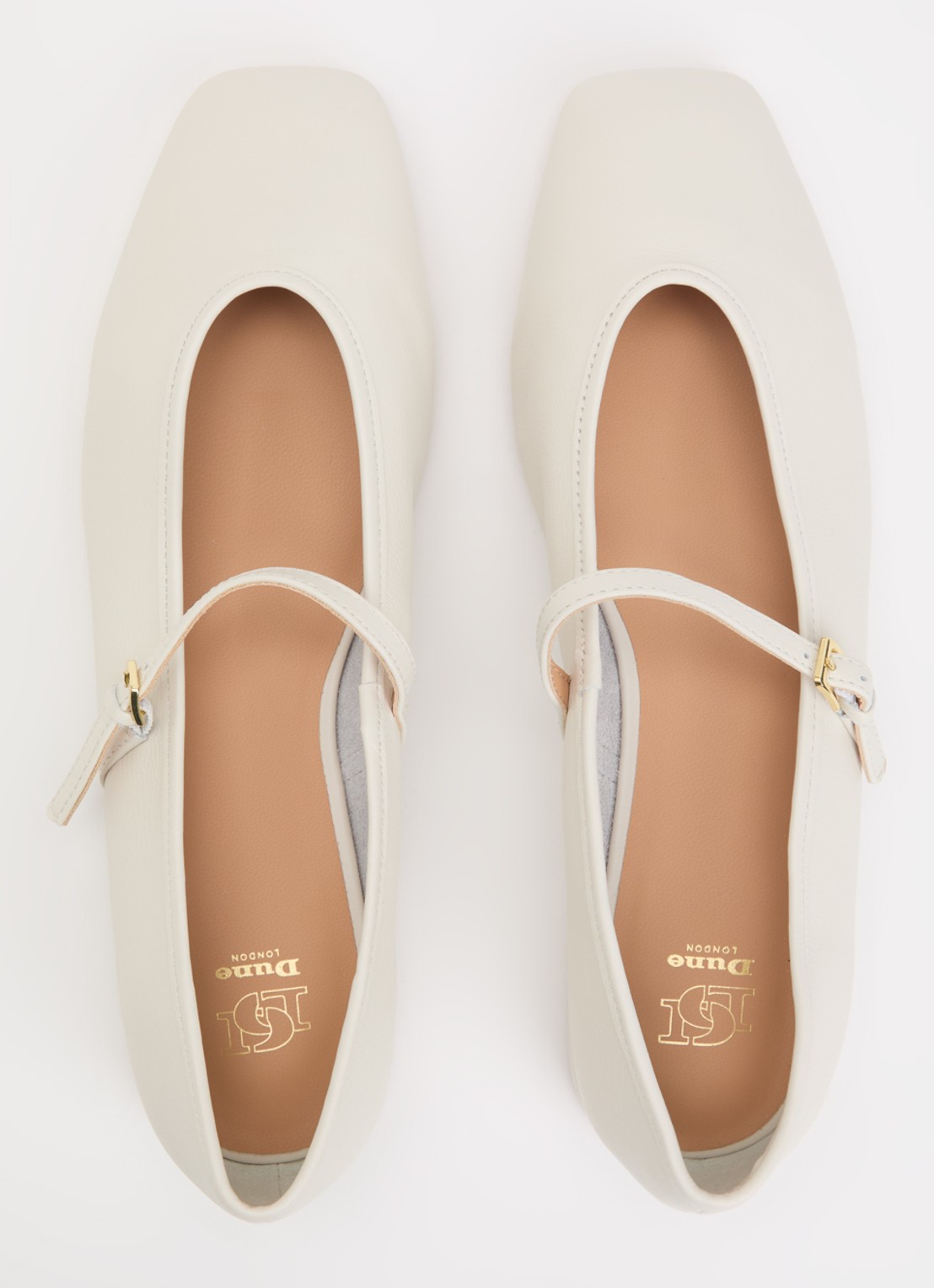Dune London Hearthrob ballerina  - detail 4 creme