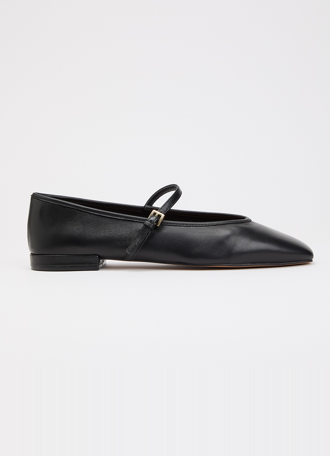 Dune London Hearthrob ballerina  - voorkant zwart