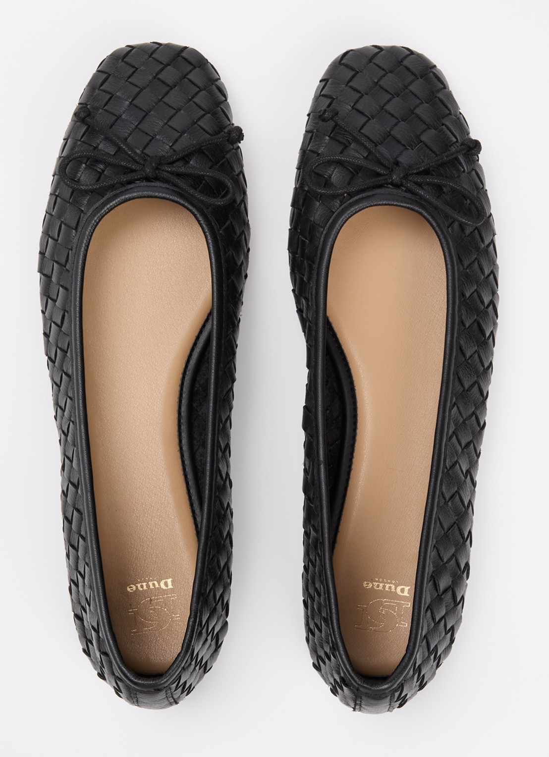 Dune London Heat ballerina - detail 4 zwart