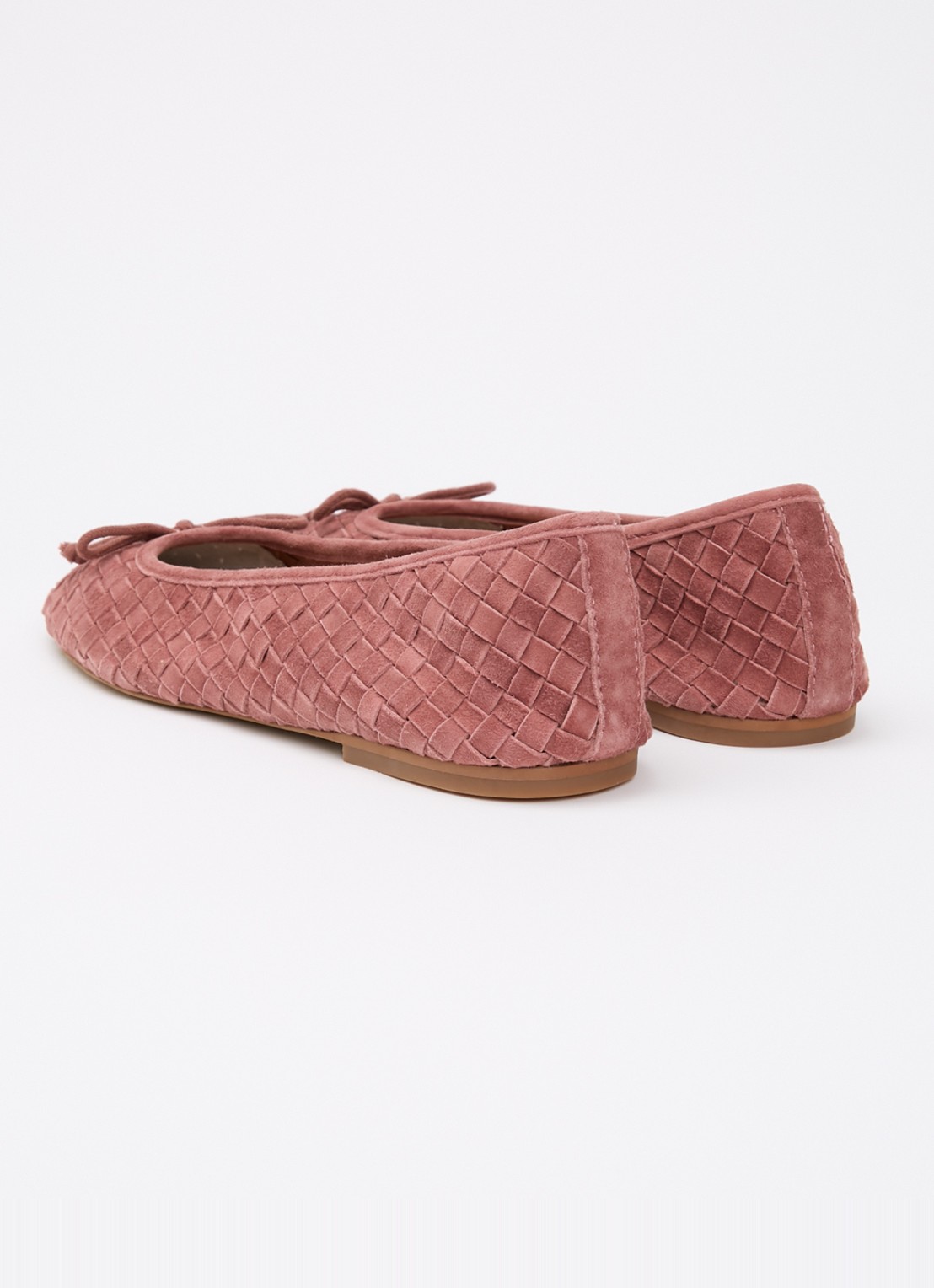 Dune London Heat ballerina - achterkant oudroze