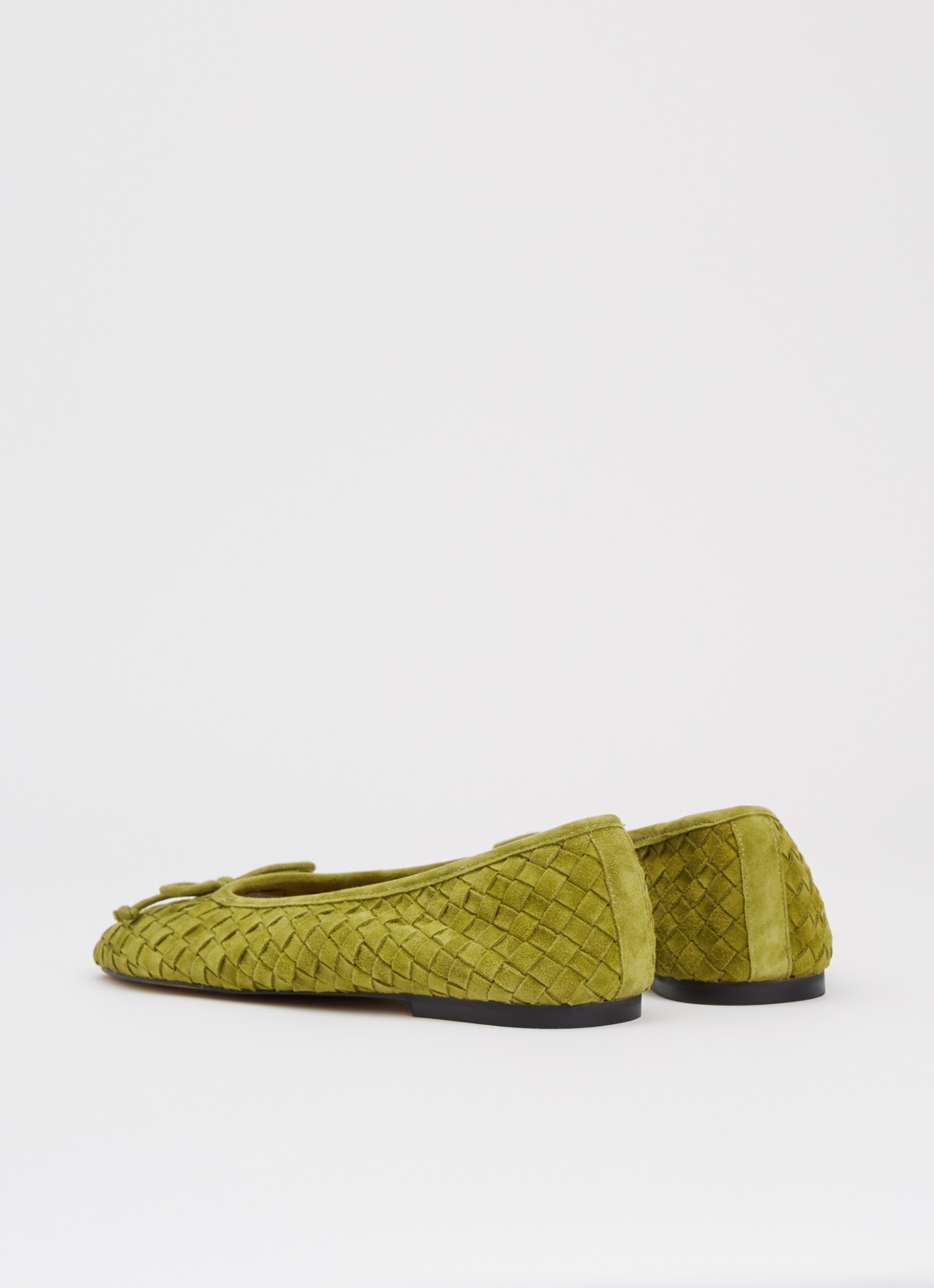 Dune London Heat ballerina - achterkant 2 groen