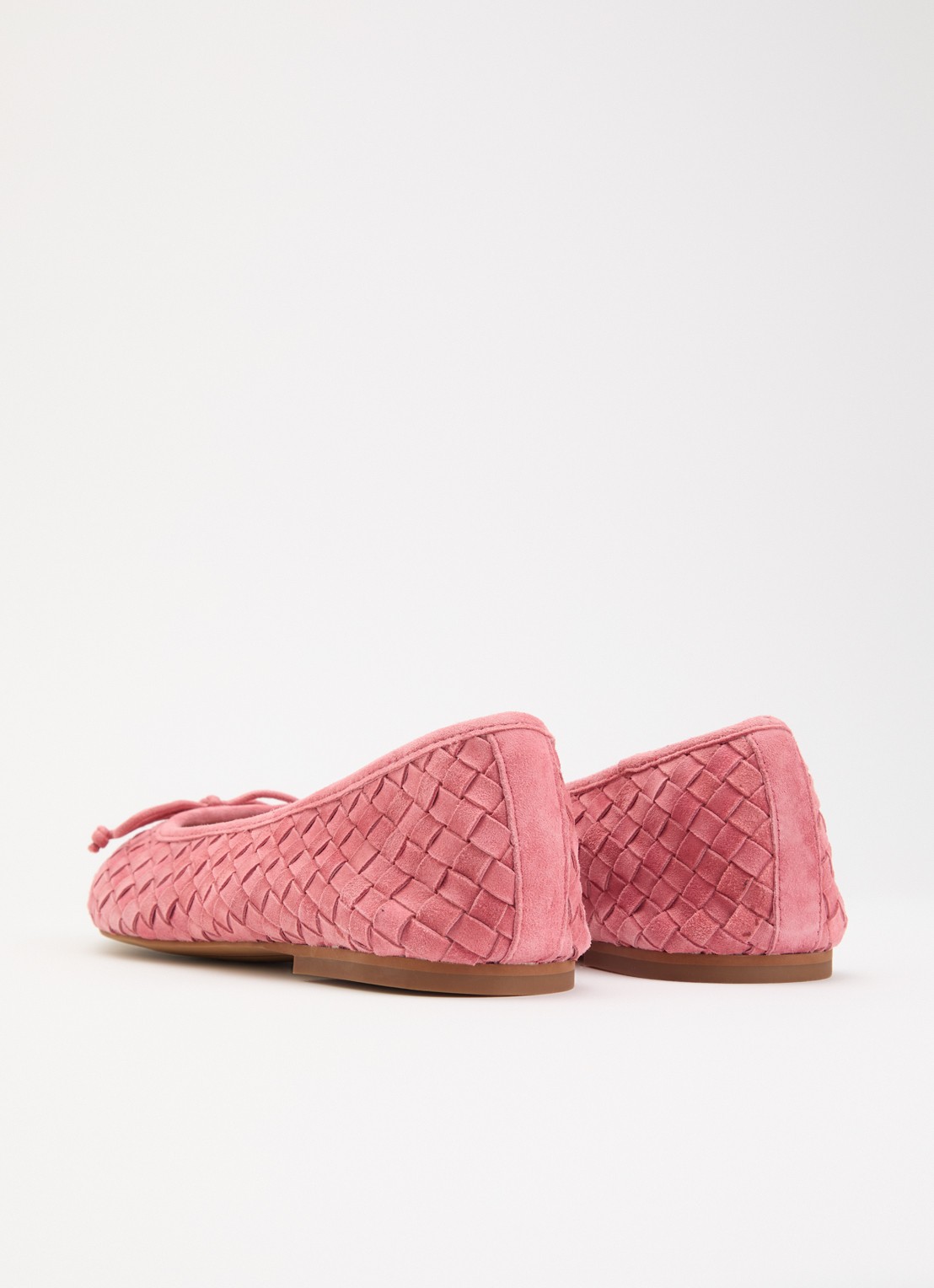 Dune London Heat ballerina - achterkant koraalroze