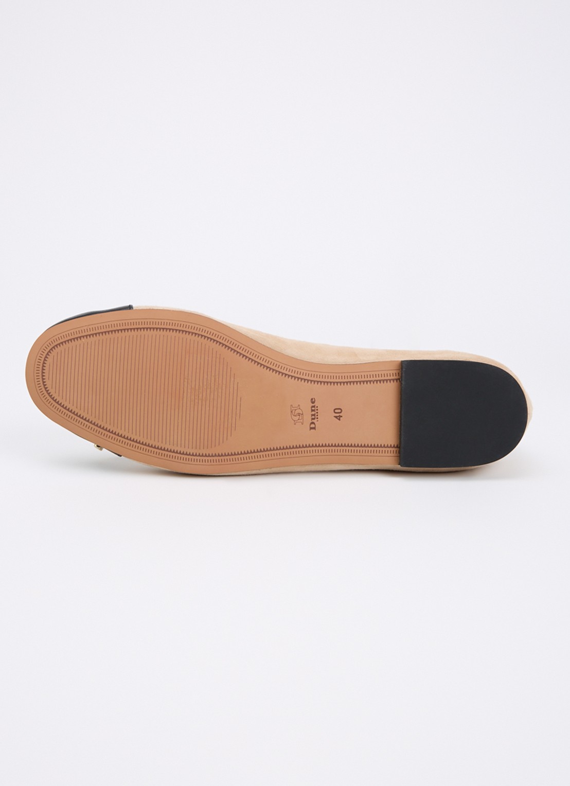 Dune London Highest ballerina met lakleren details - detail 4 beige