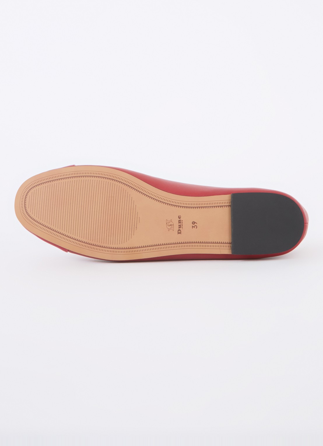 Dune London Highest ballerina met lakleren details - detail 4 rood